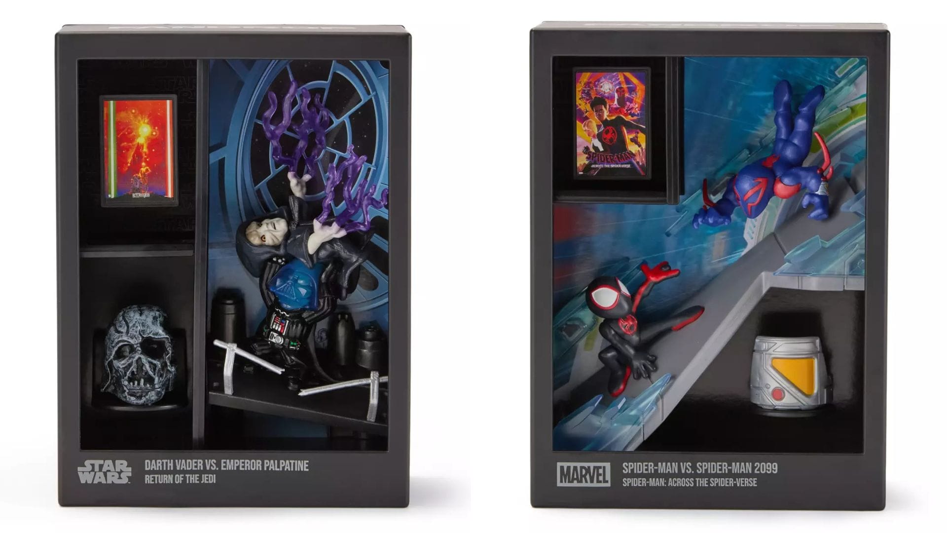 Star Wars & Marvel FANDROP Dioramas From Disney Store