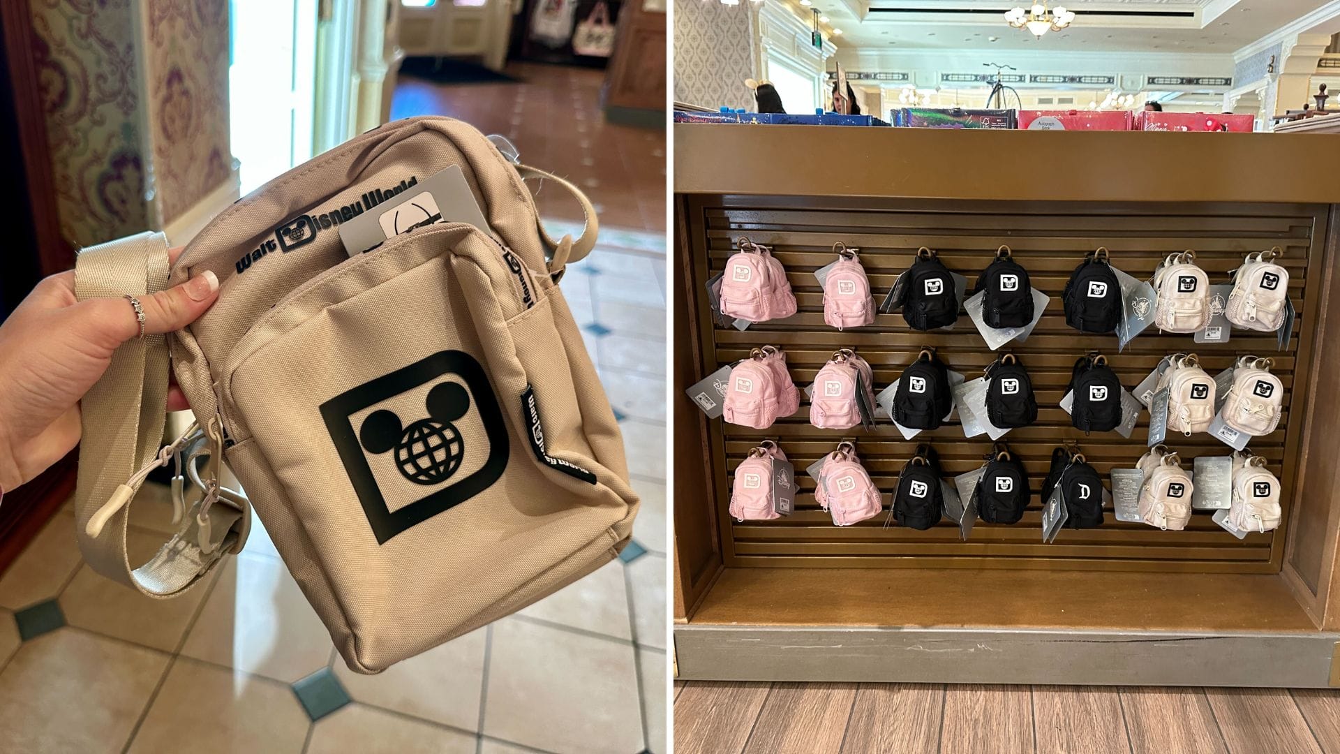 New Tiny Backpack Bag Charms & Ear Holder Bag at Walt Disney World