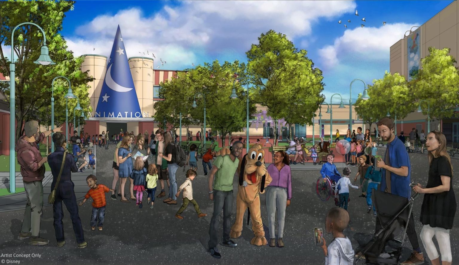 Electrical and Set Permits Filed for Animation Courtyard at Disney’s ...