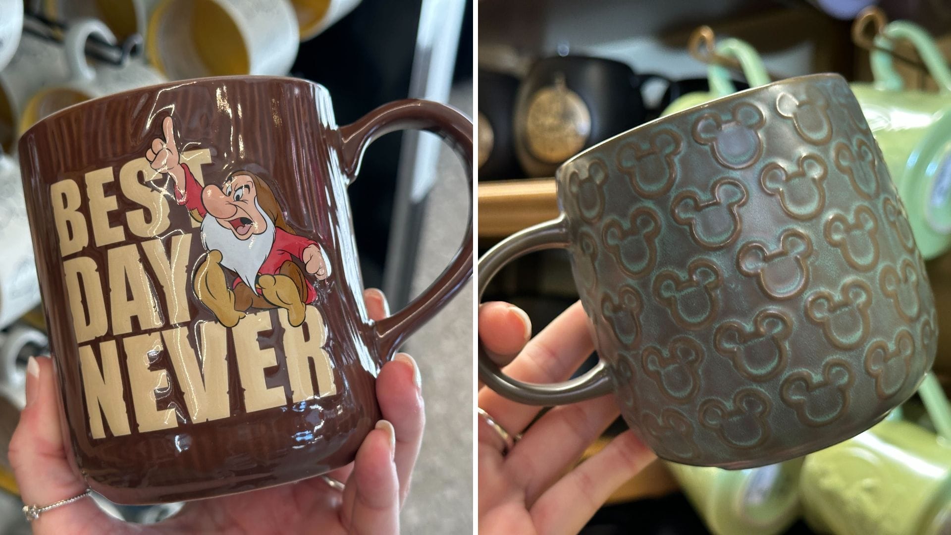 New Grumpy & Mickey Mouse Mugs at Walt Disney World