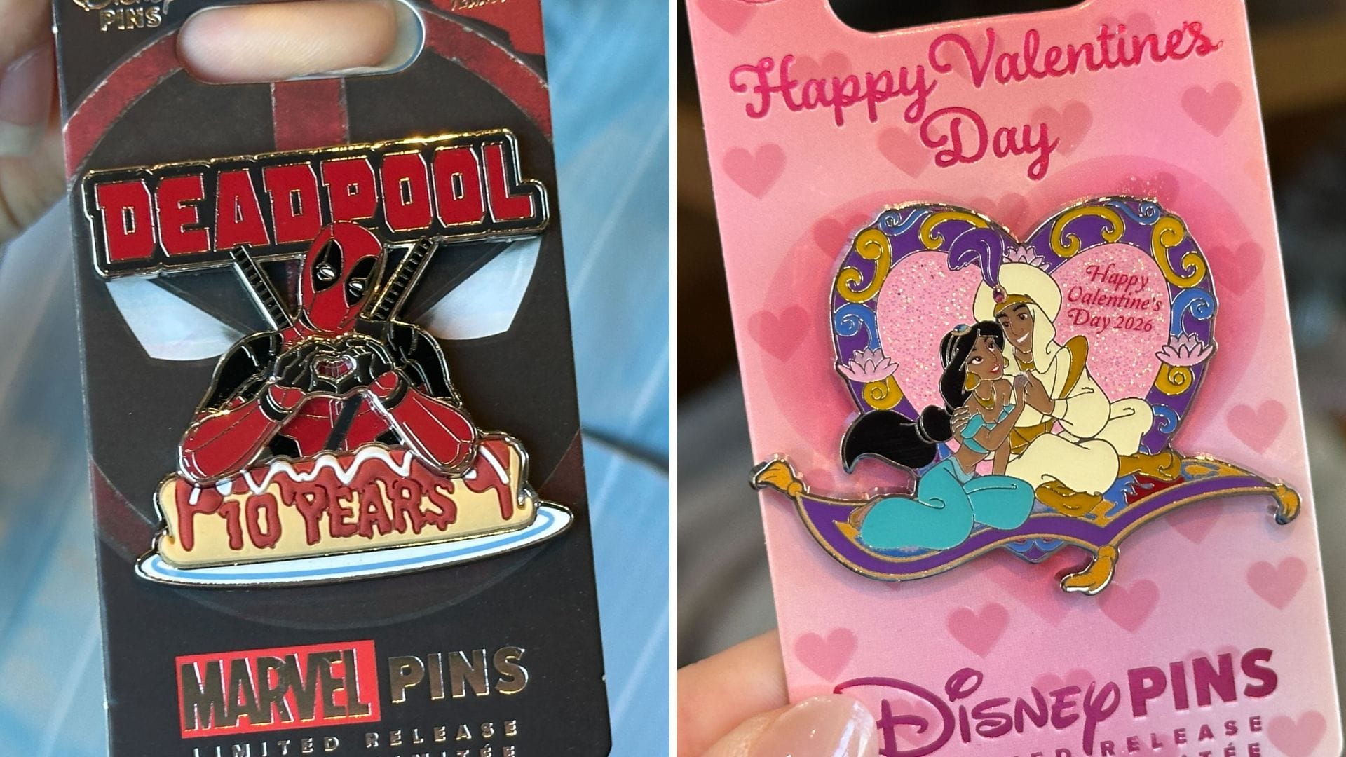 Disney World Pin Tuesday: Deadpool 10th Anniversary and Valentine's Day Pins