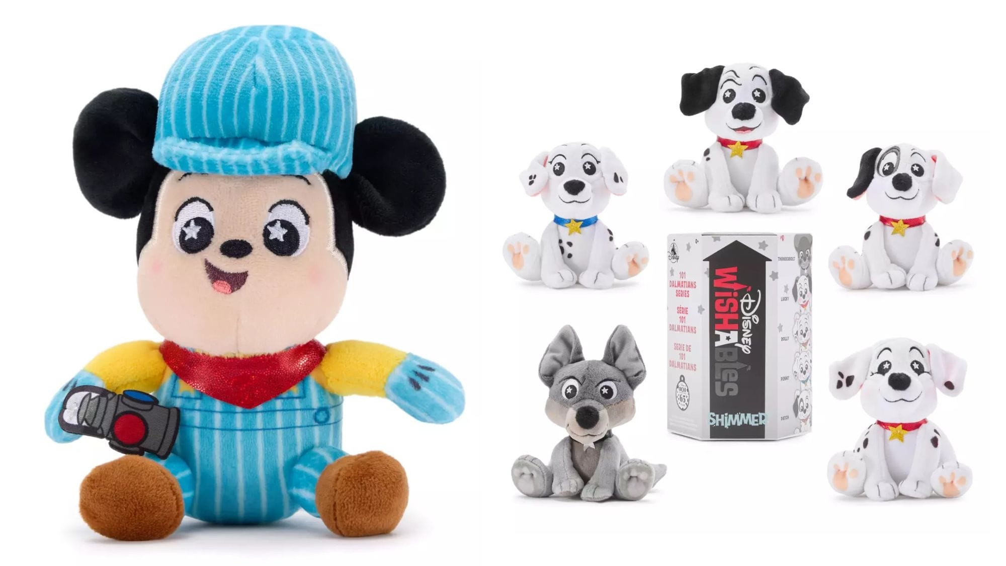 Train Conductor Mickey & 101 Dalmatians Wishables Online