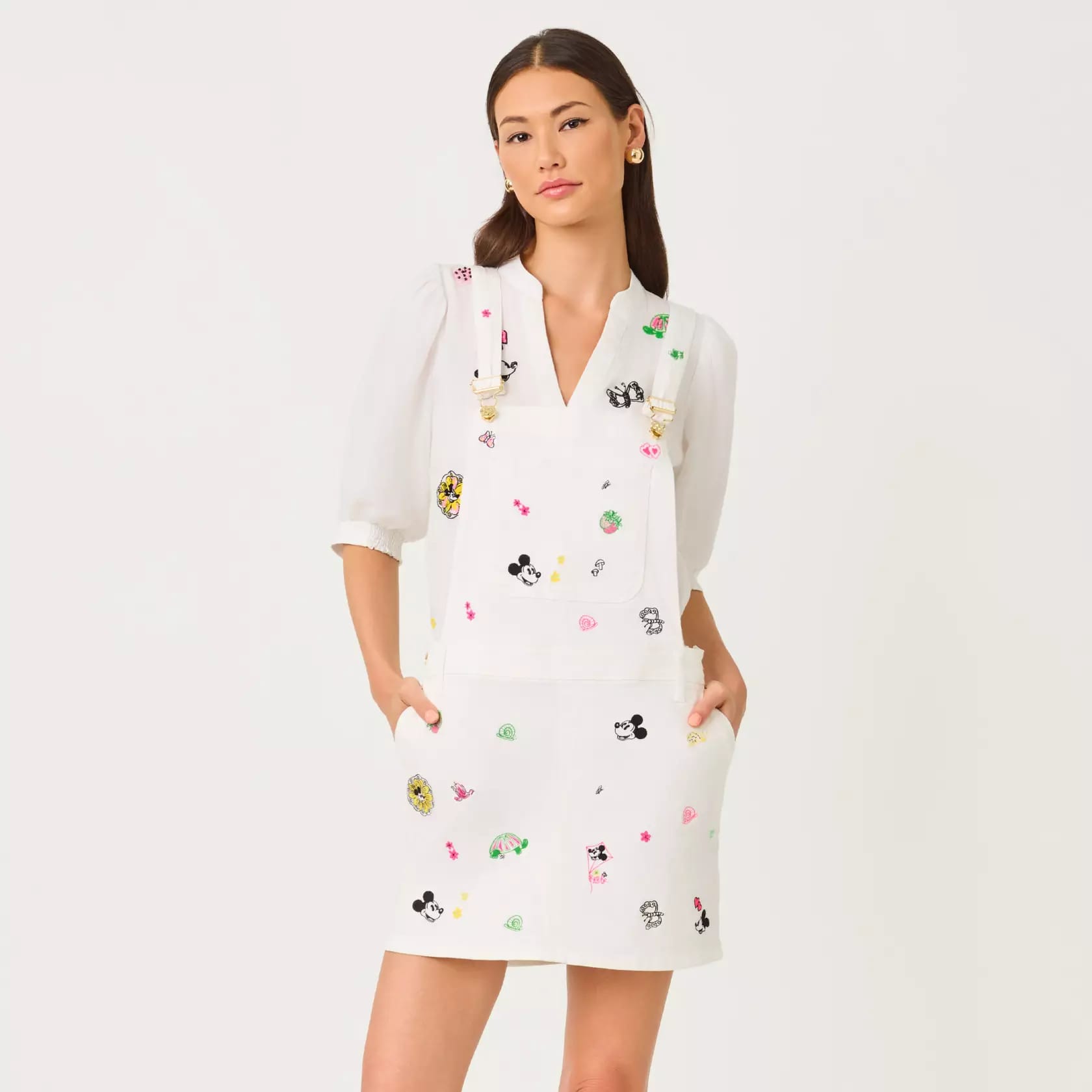 Mickey Mouse Denim Skirtall for Women by Lilly Pulitzer