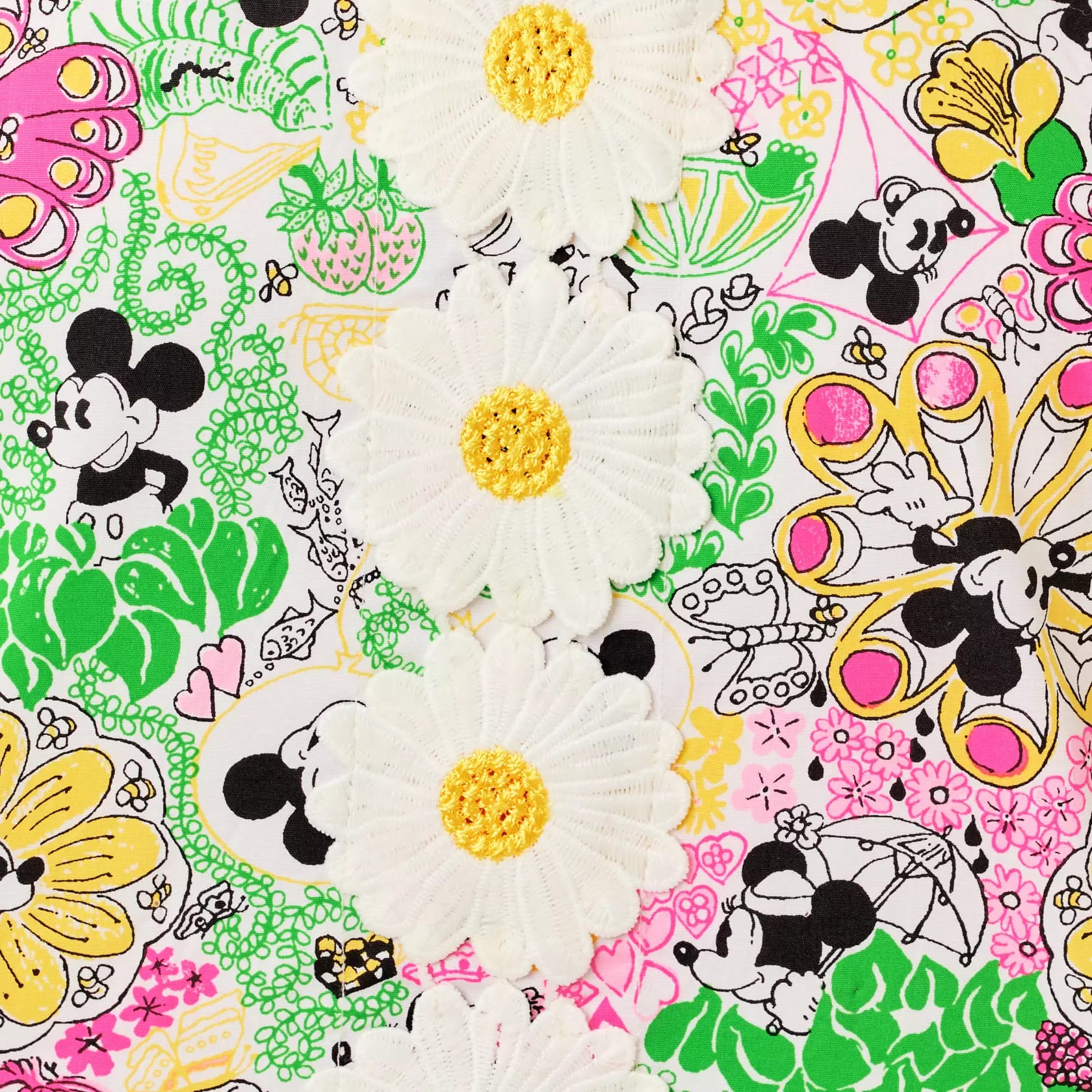 Mickey and Minnie Mouse Sleeveless Crop Top by Lilly Pulitzer