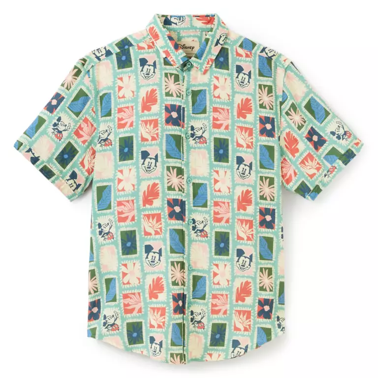 Mickey Mouse Tropical Button Down Shirt for Men by RSVLTS – $ 86.00