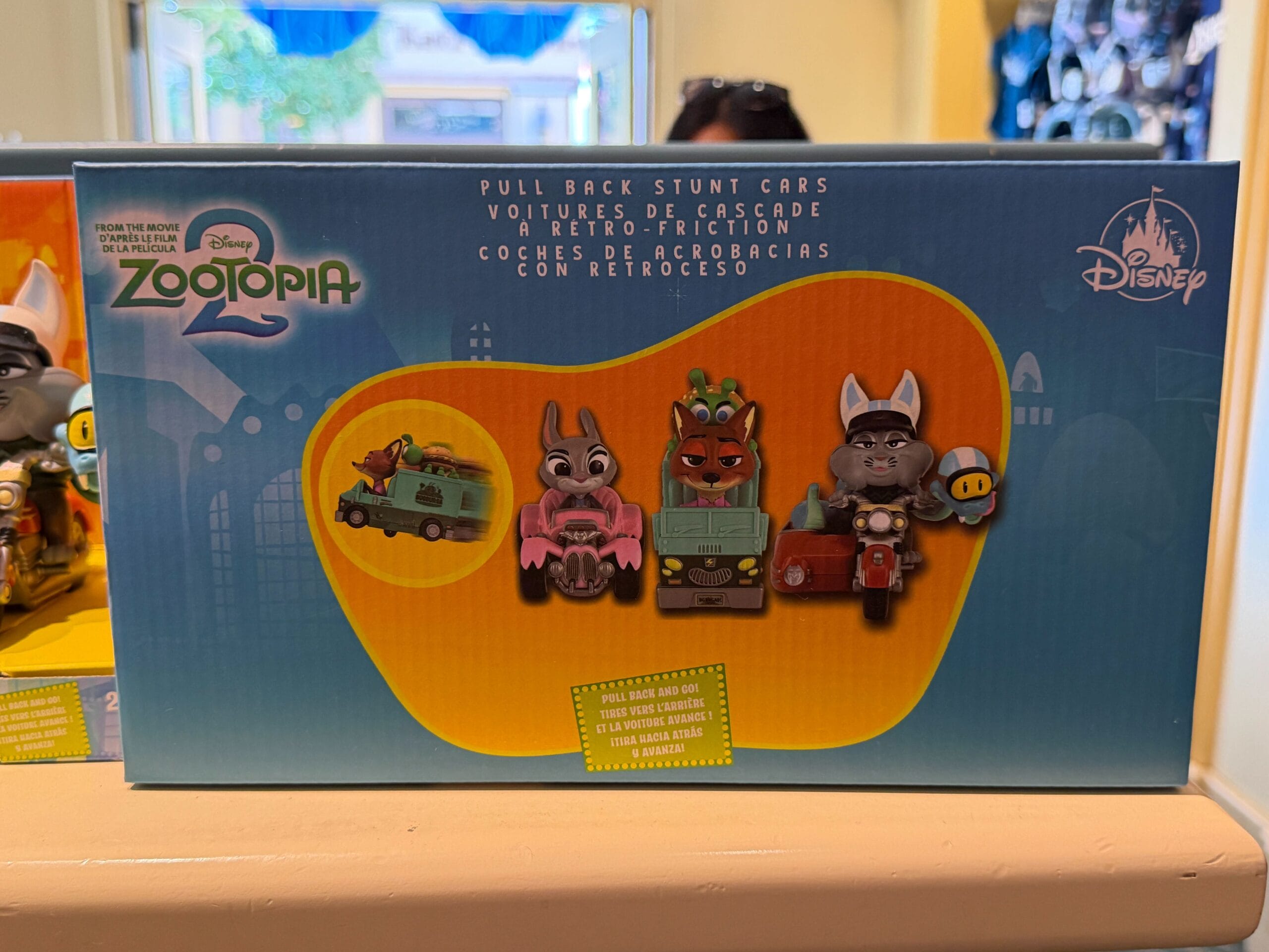 Pullback toy cars themed to Disney's Zootopia 2