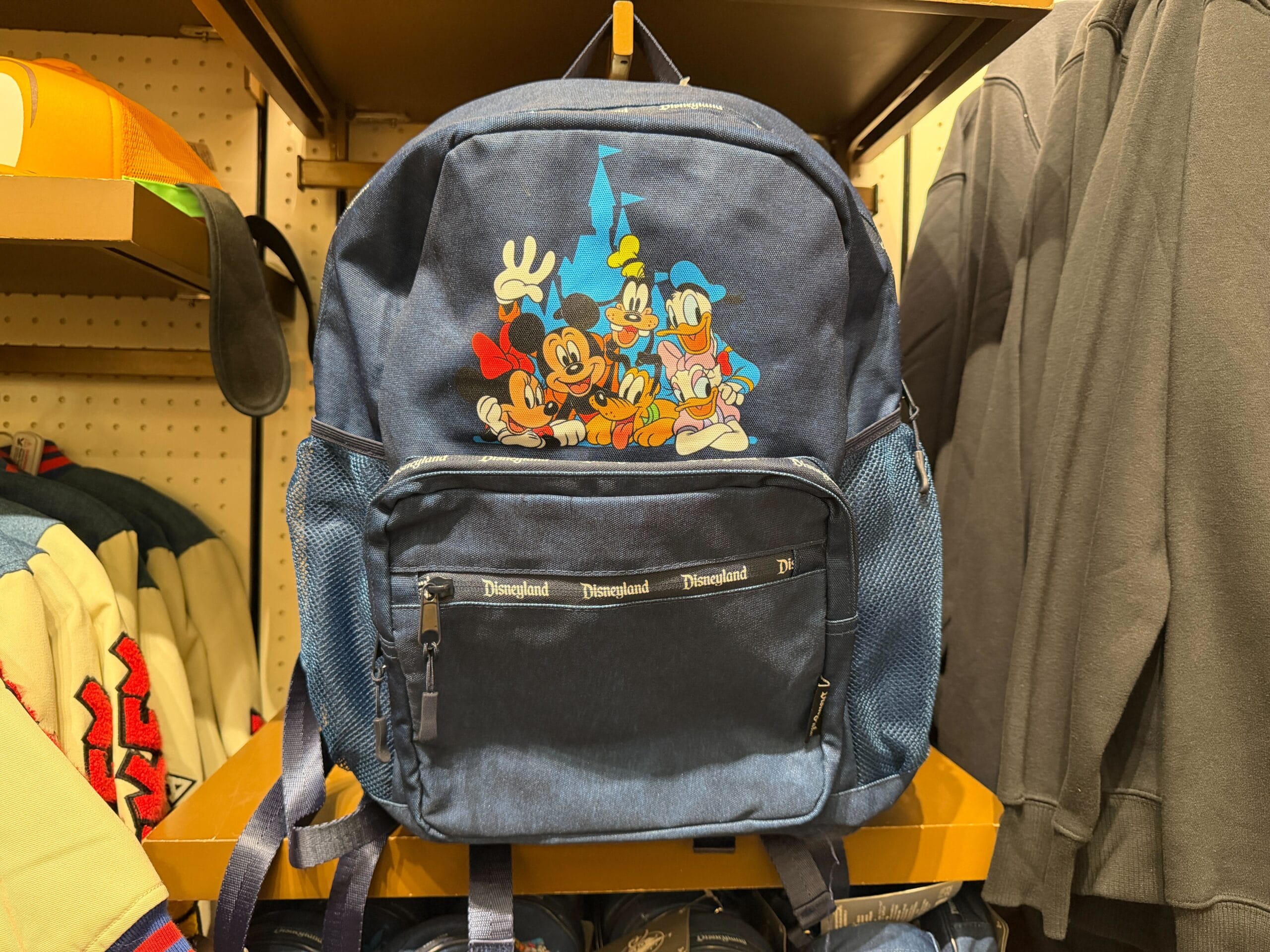 Front of Mickey and Friends backpack.