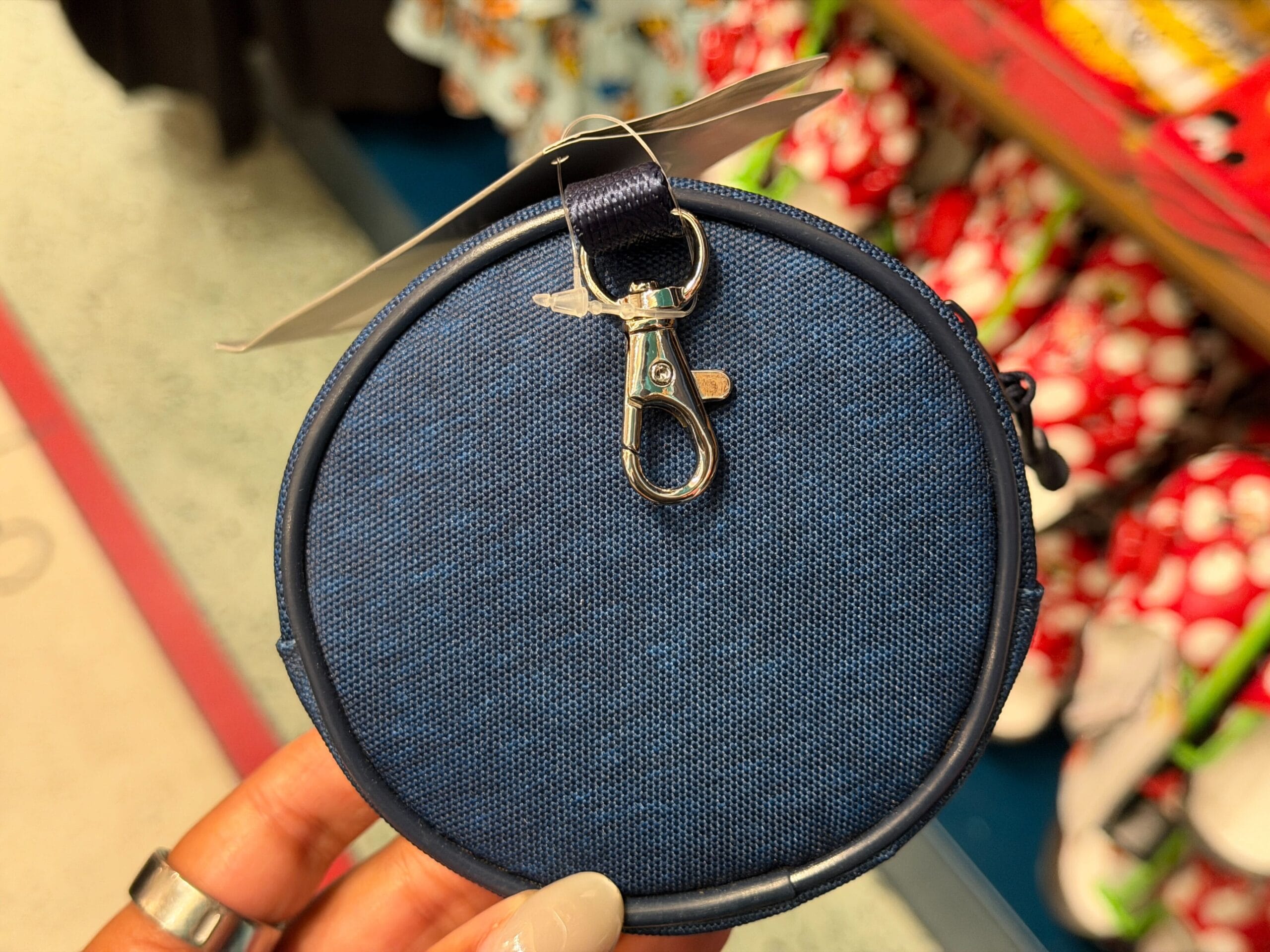 Back of Mickey and Friends coin purse.