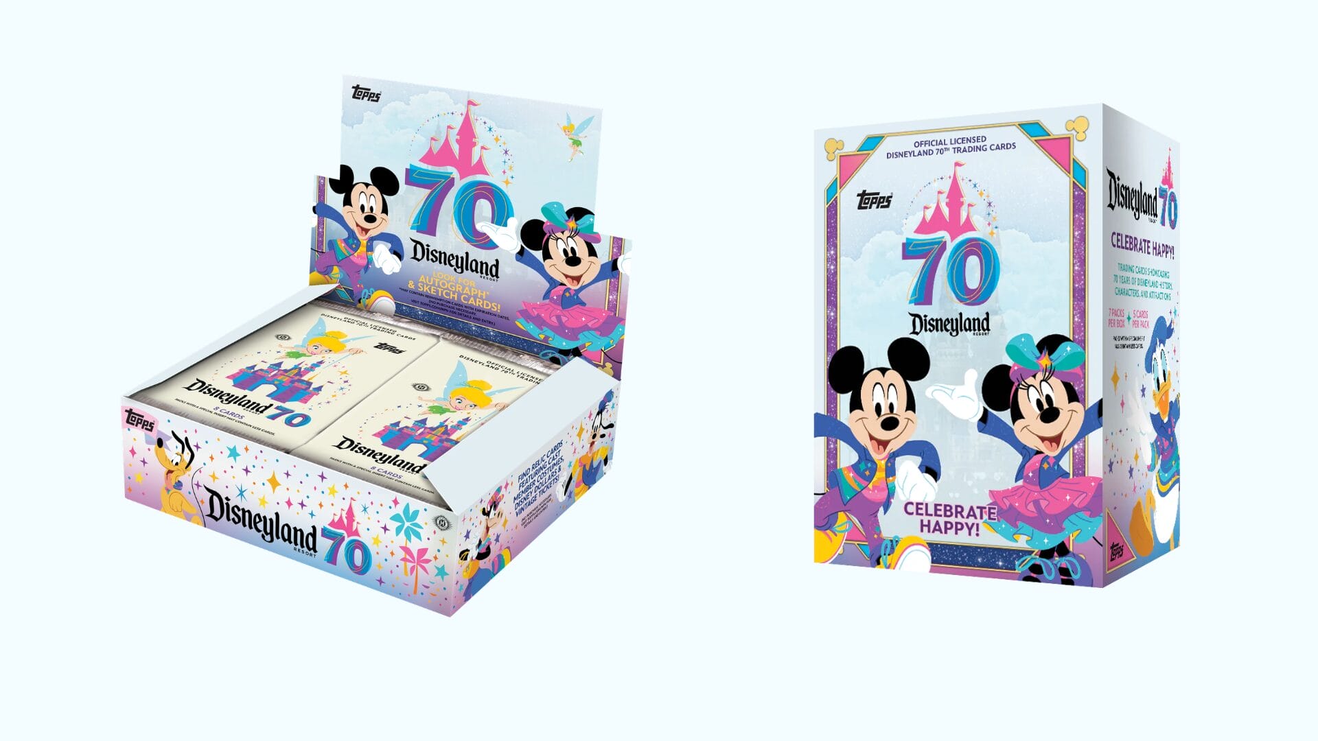 Special Edition Disneyland 70th Anniversary Trading Cards by Topps