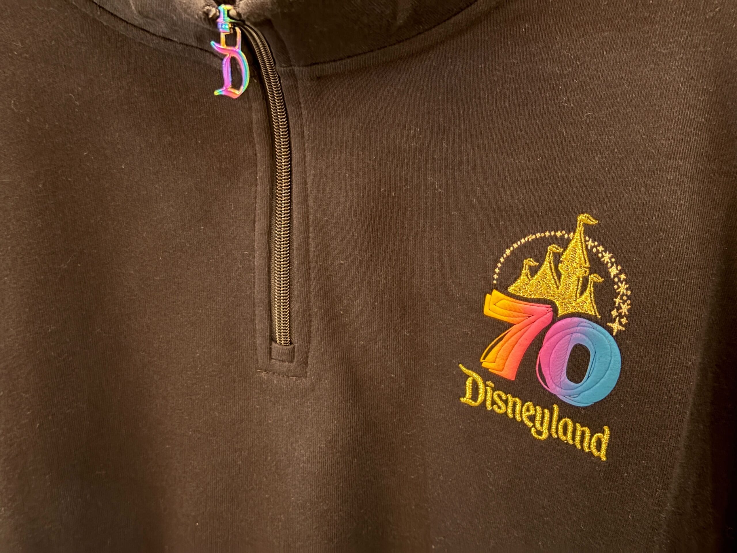 Disneyland 70th Anniversary Half-Zip Pullover