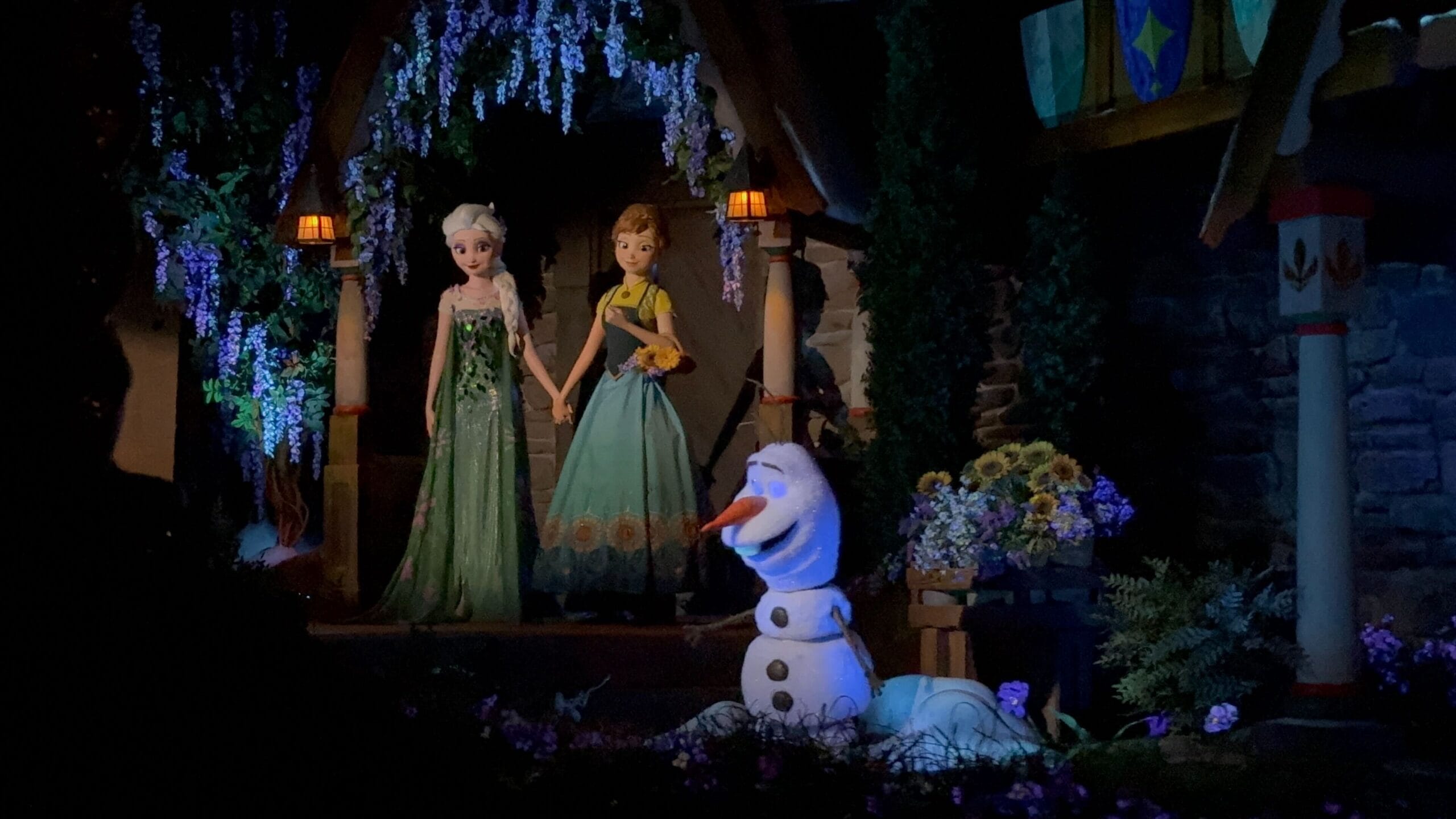 Updated animatronics in Frozen Ever After attraction in EPCOT