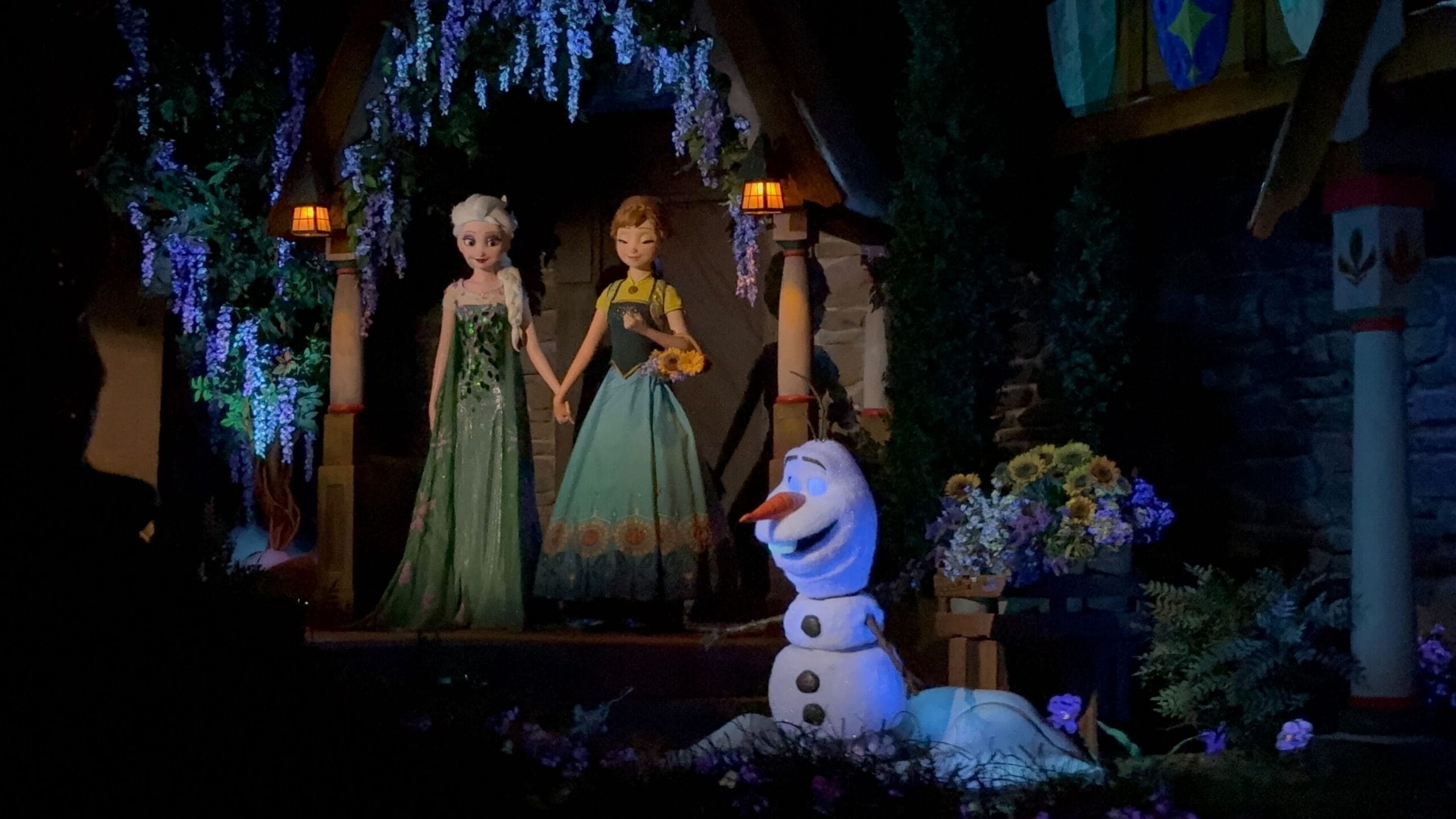 Updated animatronics in Frozen Ever After attraction in EPCOT