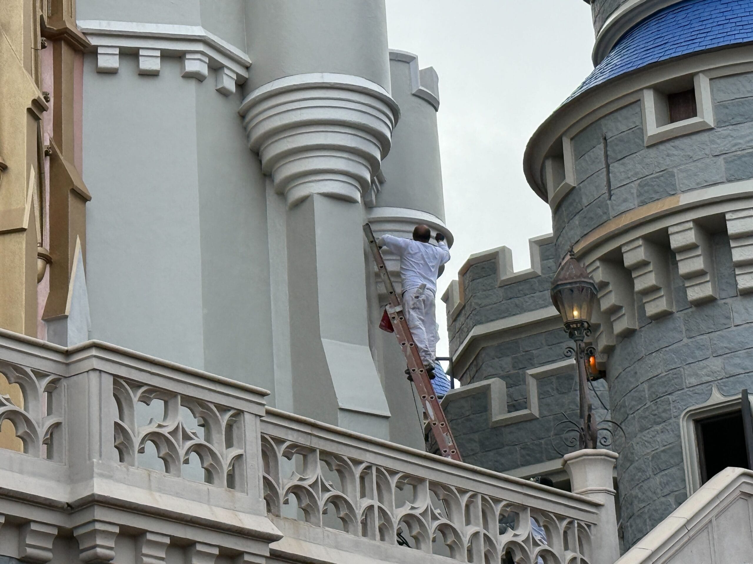 Cinderella Castle Repainting