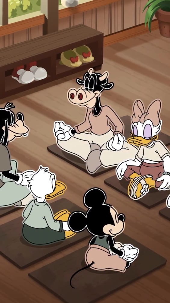 Practice Breathing Exercises with This Mickey & Friends Mindfulness Video