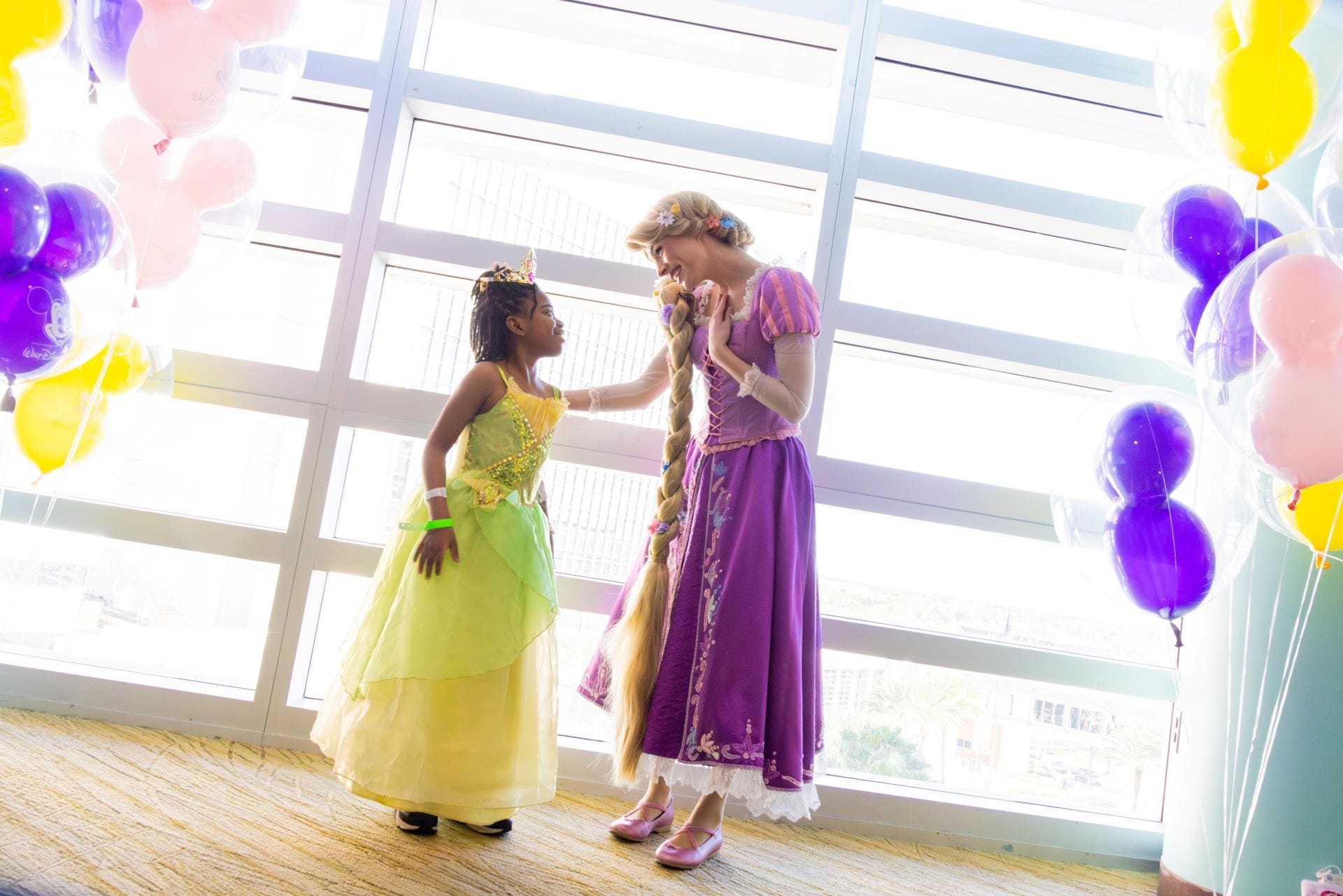 Rapunzel Surprises Pediatric Patients with Princess Party at AdventHealth Orlando