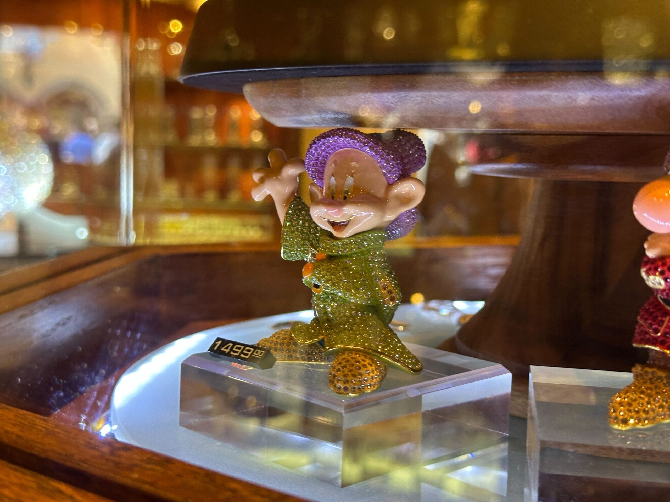Dopey Swarovski Crystal Figure.
