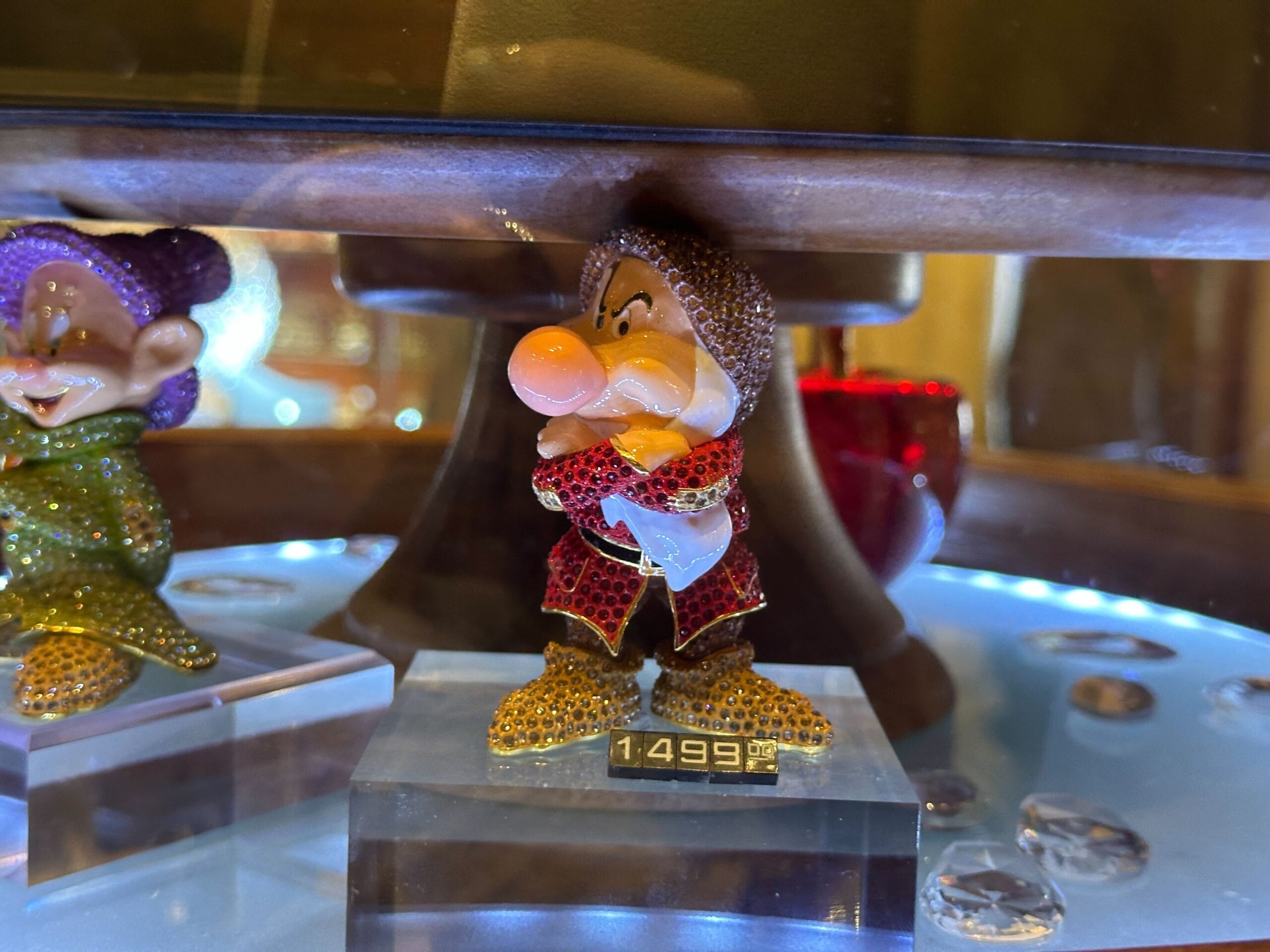 Grumpy Swarovski Crystal Figure.