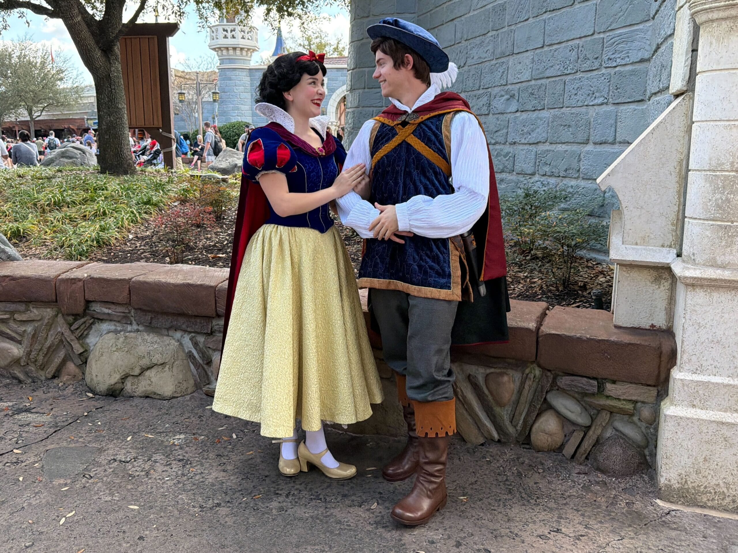 Rare Disney Couples Meet Guests at Magic Kingdom for Valentine’s Day 2026 Snow White and her Prince