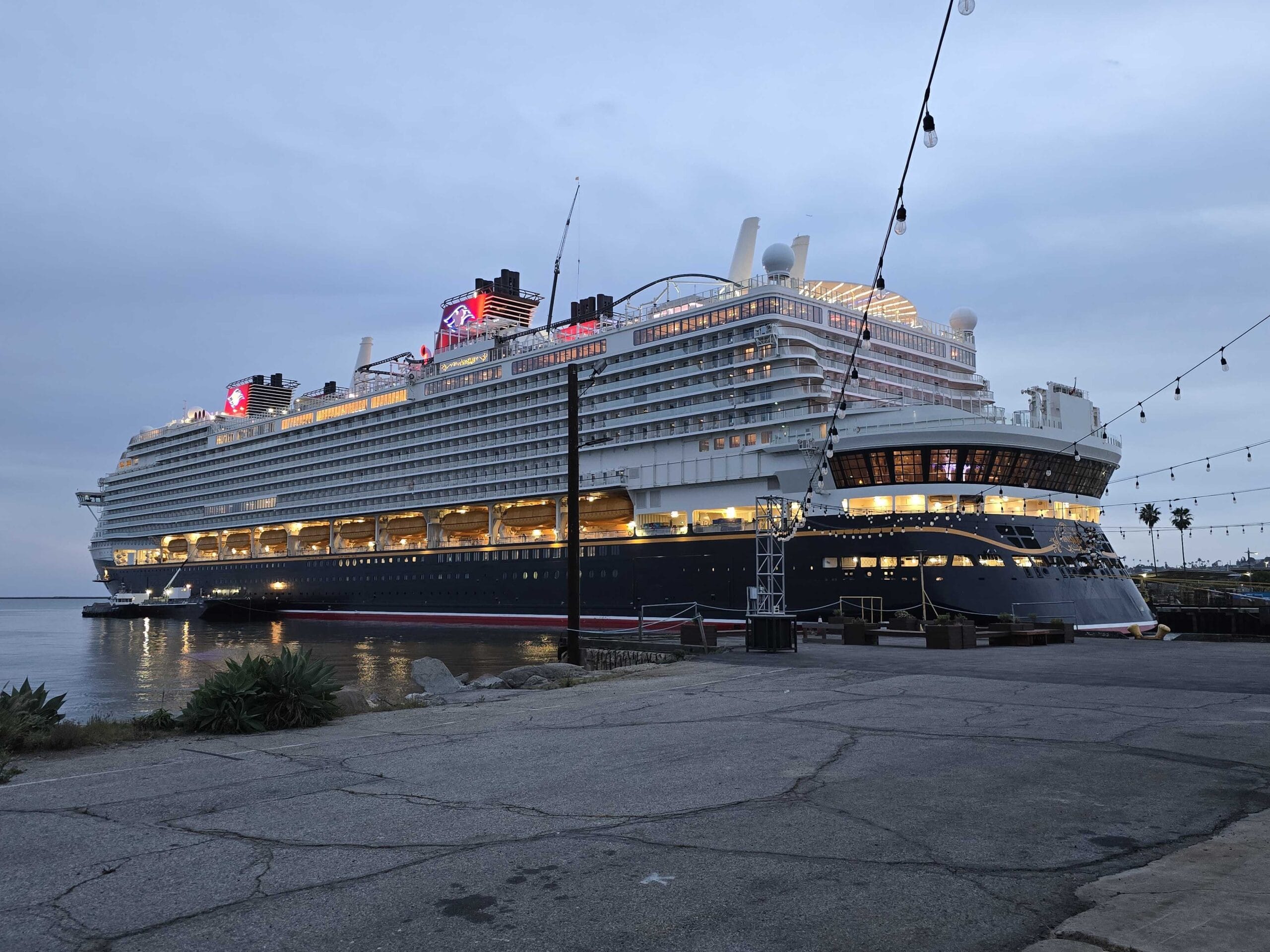 Disney Adventure ship in Los Angeles California