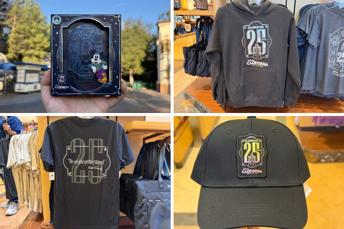 Full List (with Prices) of Disney California Adventure 25th Anniversary Merchandise