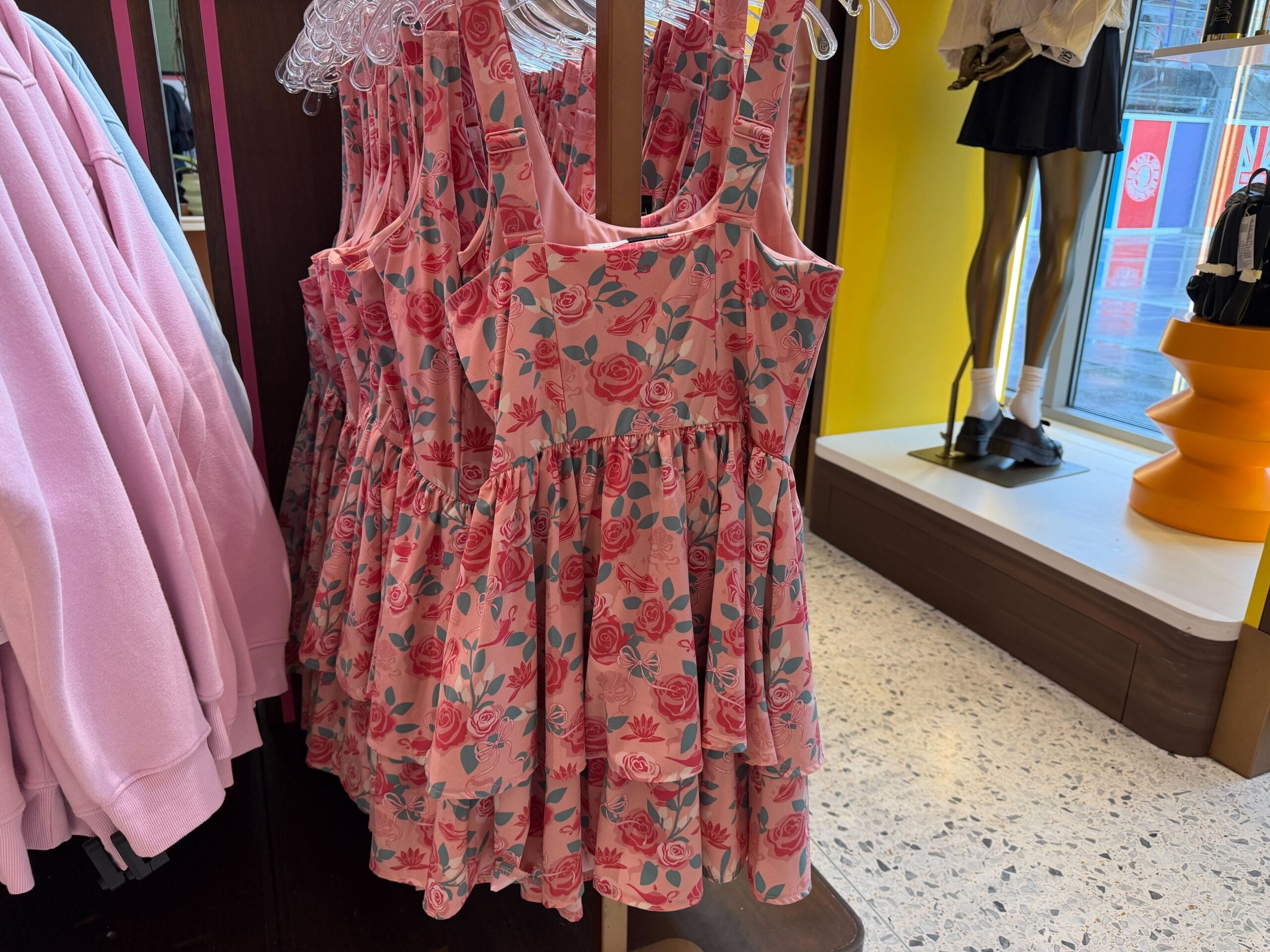 Back of Disney Princess Athletic Dress.