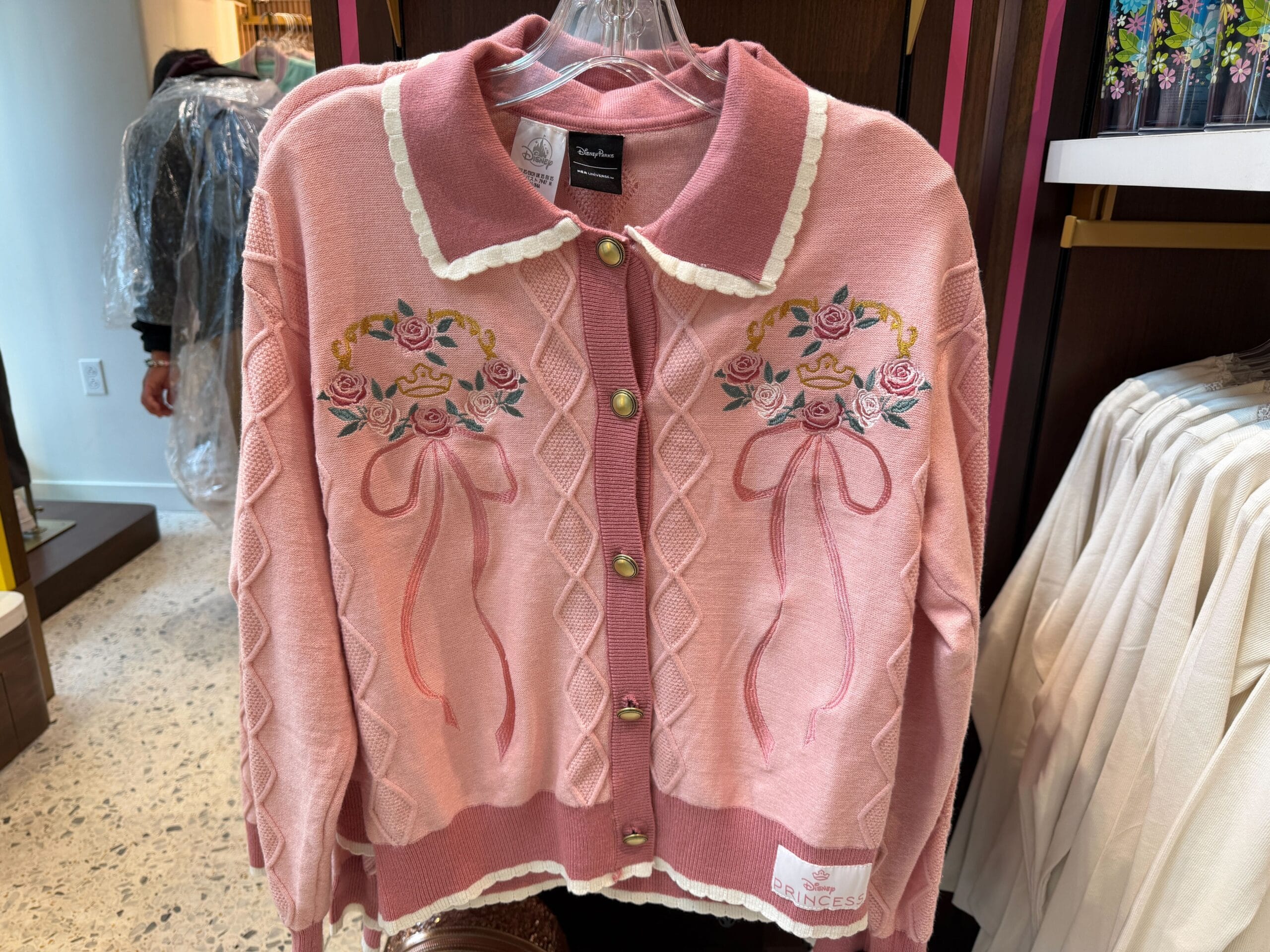 Front of Disney Princess Sweater.