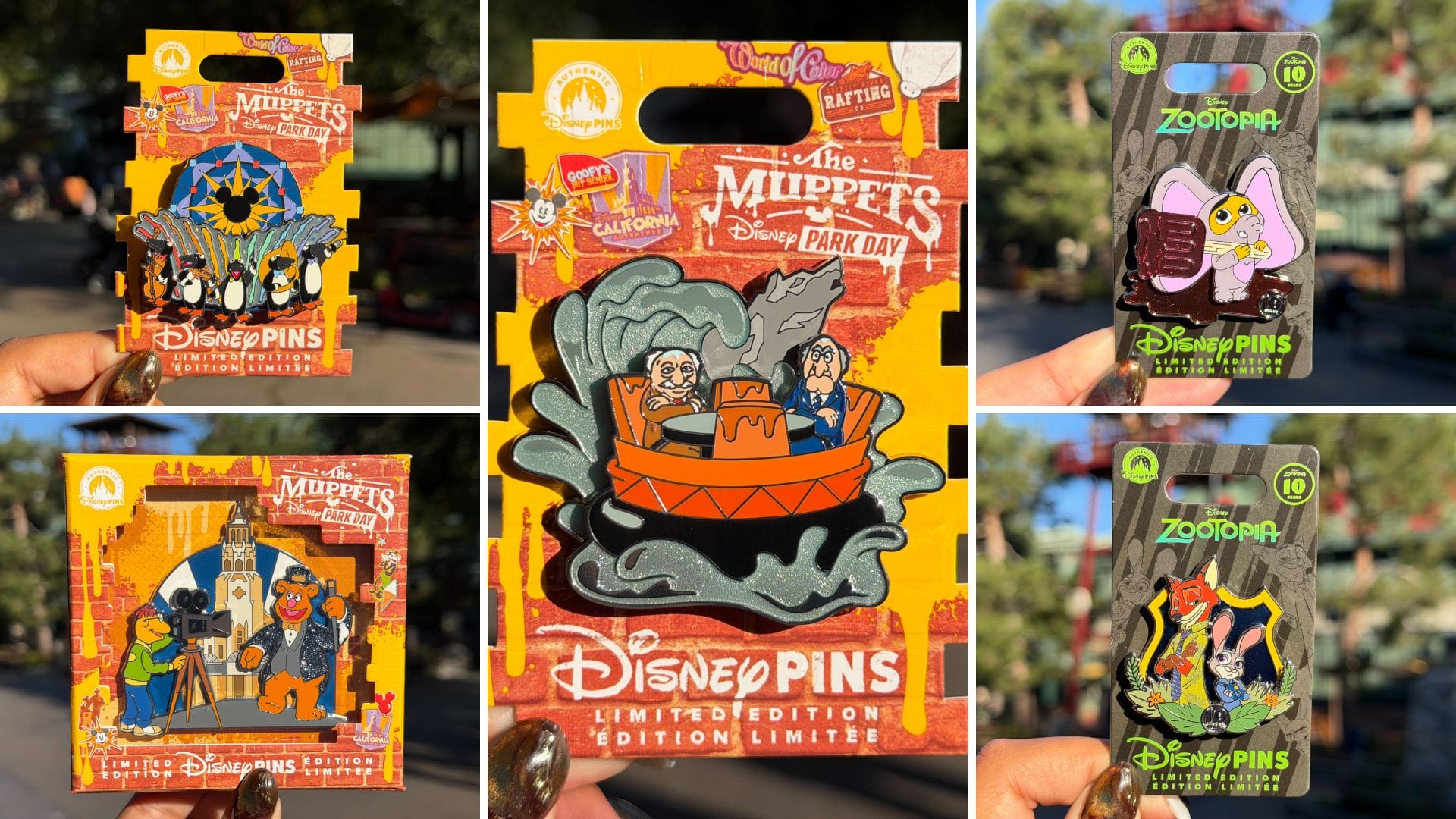 Disneyland Pin Tuesday: &lsquo;Zootopia&rsquo; 10th Anniversary & Muppets Disney Park Day Pins