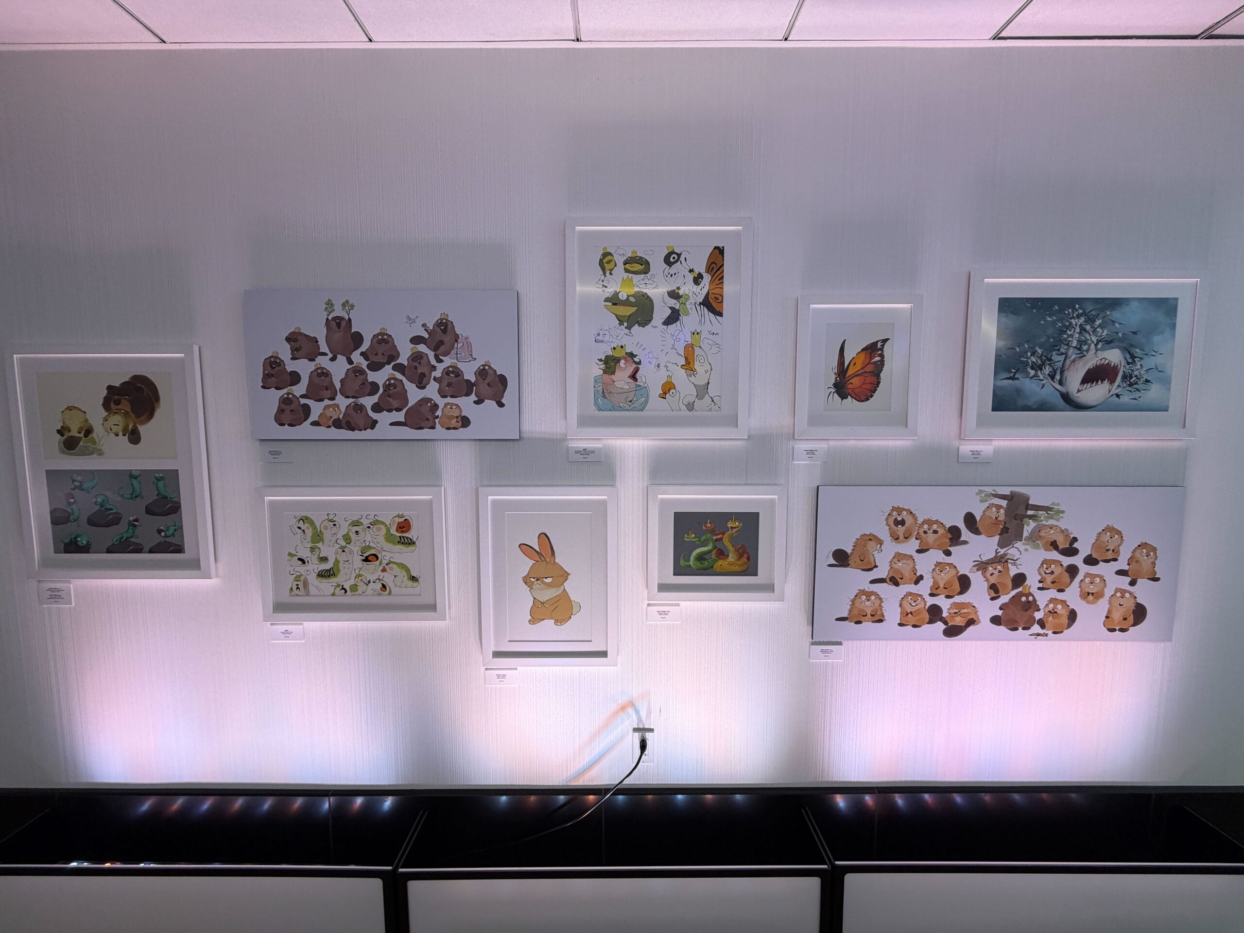 'Hoppers' Concept Art Exhibit at Pixar Place Hotel