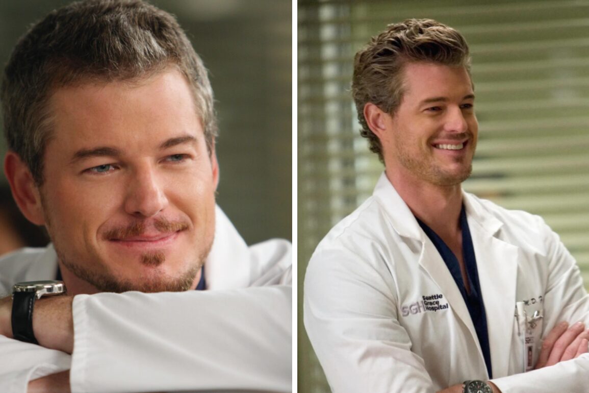 Collage image of Eric Dane playing Dr. Mark Sloan on Grey's Anatomy.