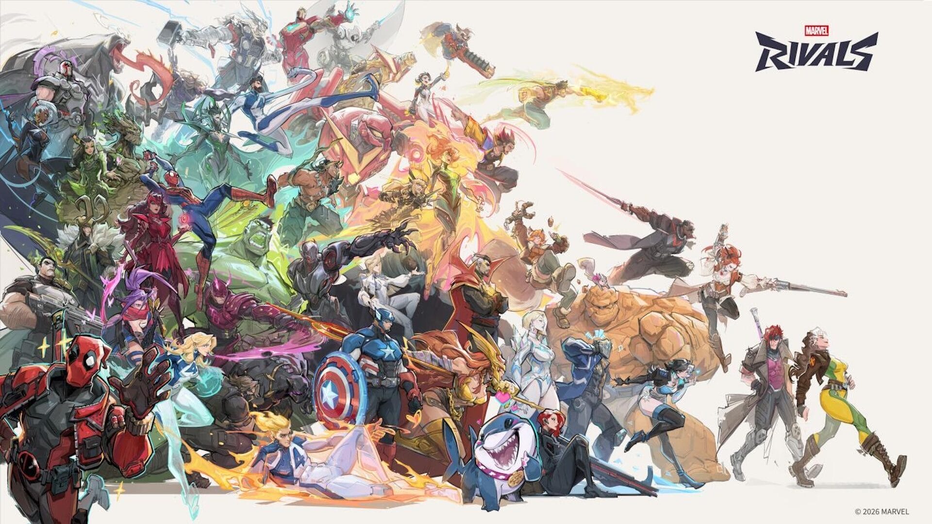 Marvel Rivals key art