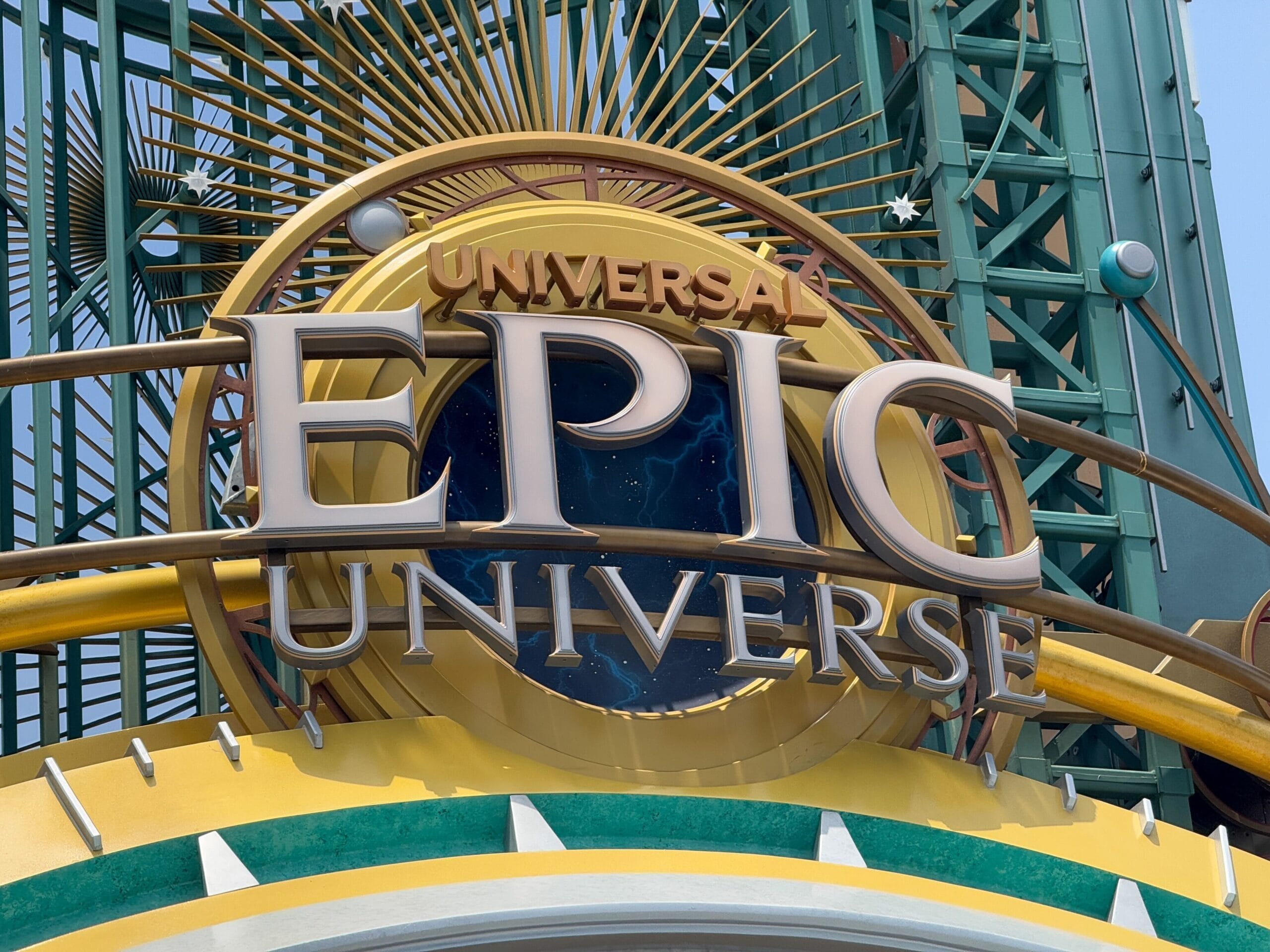 Entrance gate to Universal Epic Universe