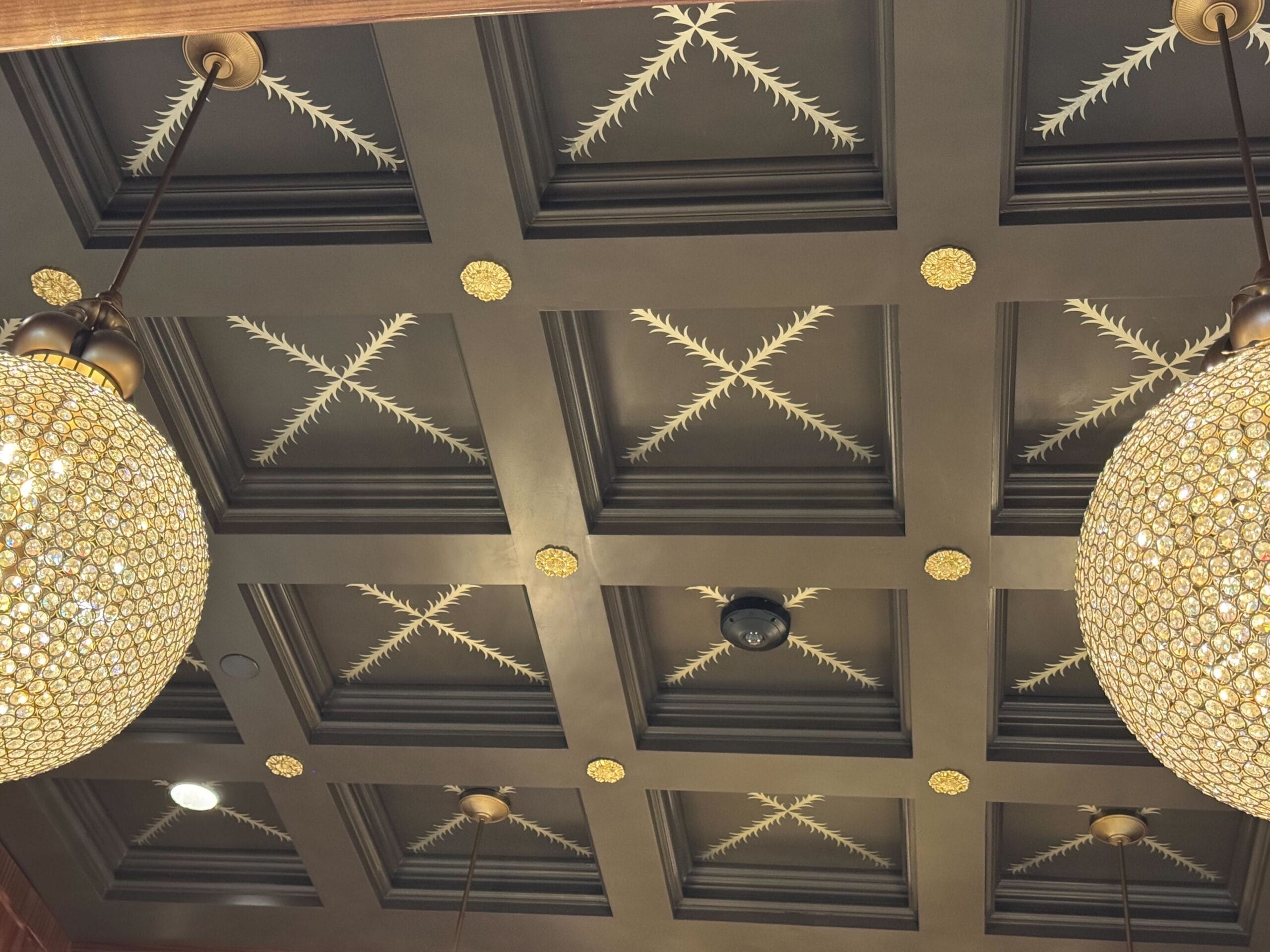 Newly Painted Details at Grand Floridian’s Perch Lobby Bar