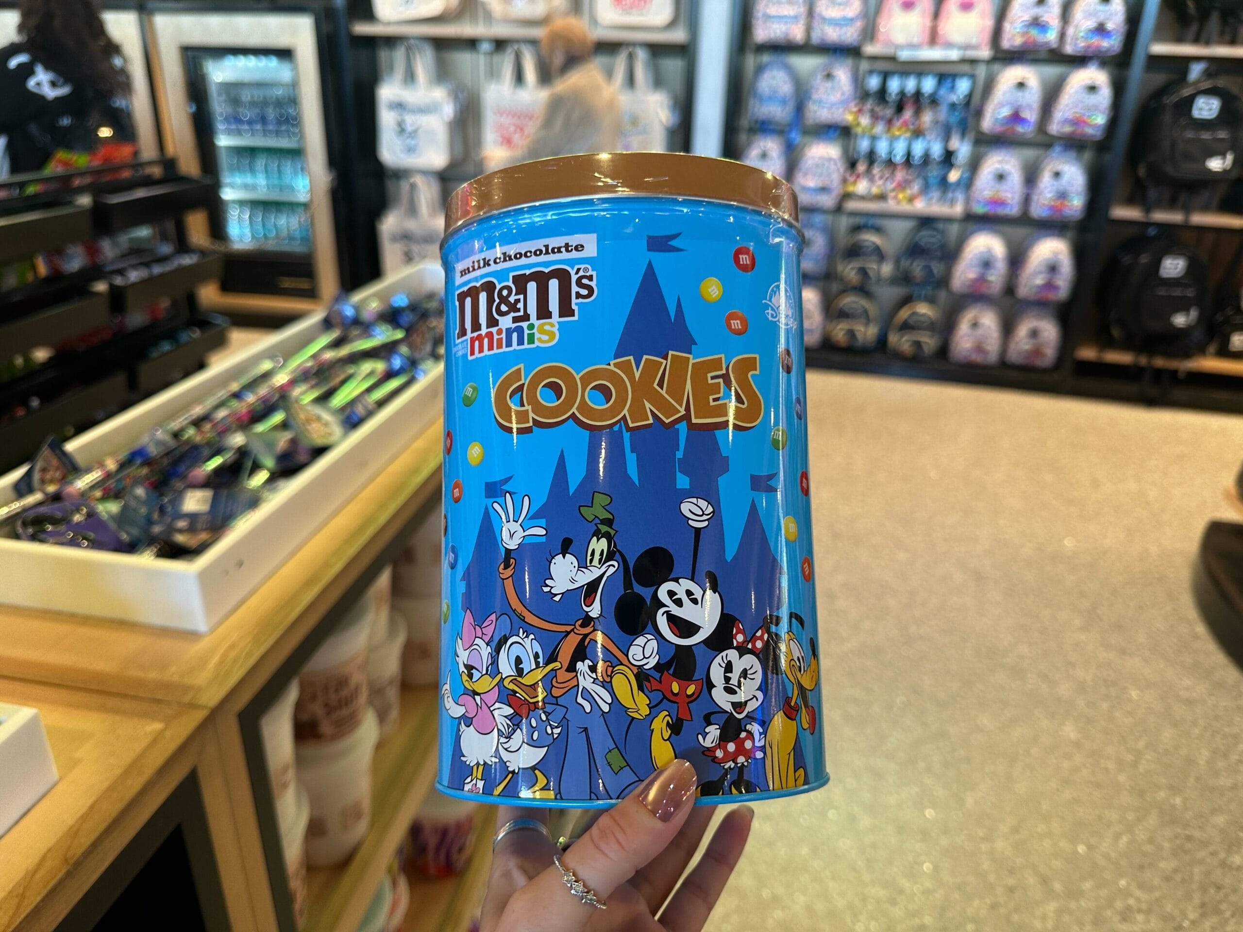 Sensational Six M&M’s Cookie Tins Now Available at Walt Disney World