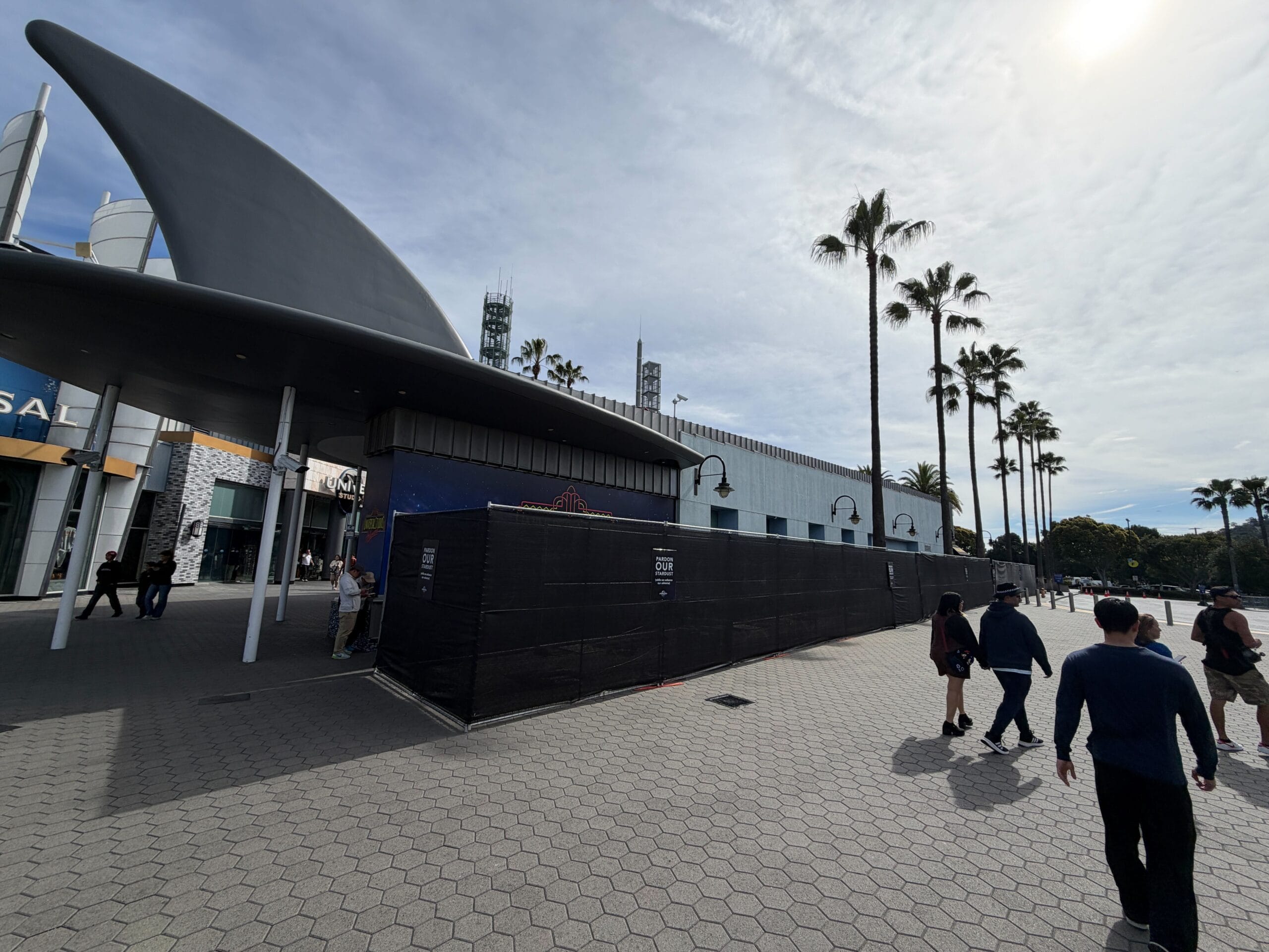 Sidewalk Construction at Universal CityWalk Hollywood
