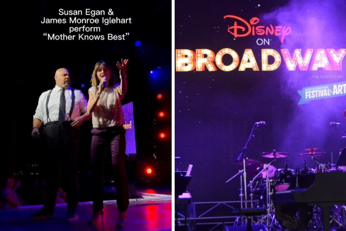 Broadway Stars Susan Egan & James Monroe Iglehart Perform ‘Mother Knows Best’ at EPCOT Festival of t