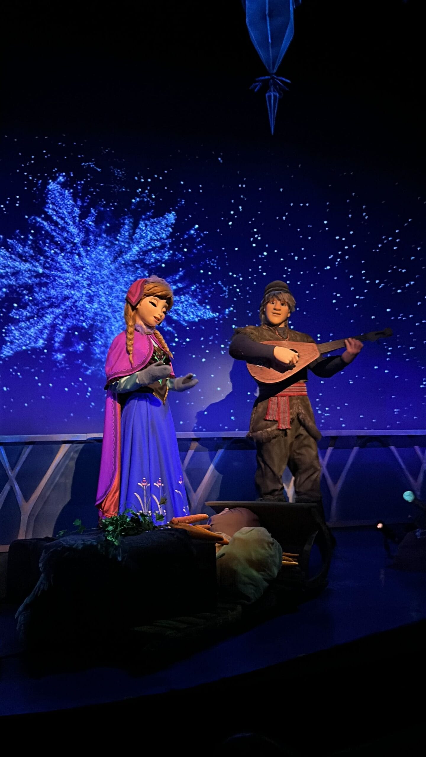 Updated animatronics in Frozen Ever After attraction in EPCOT