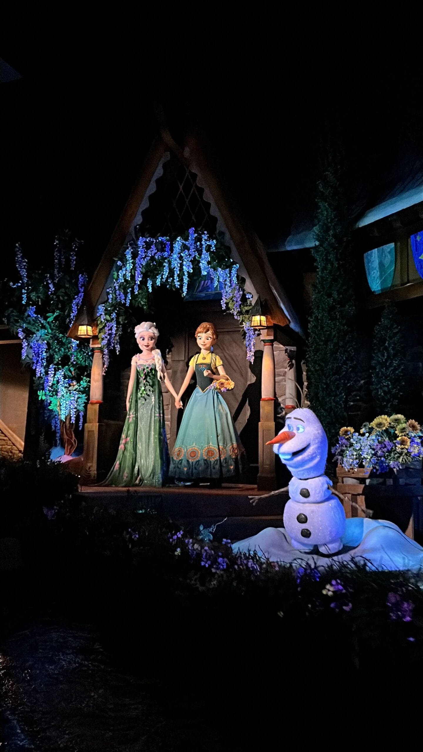 Updated animatronics in Frozen Ever After attraction in EPCOT