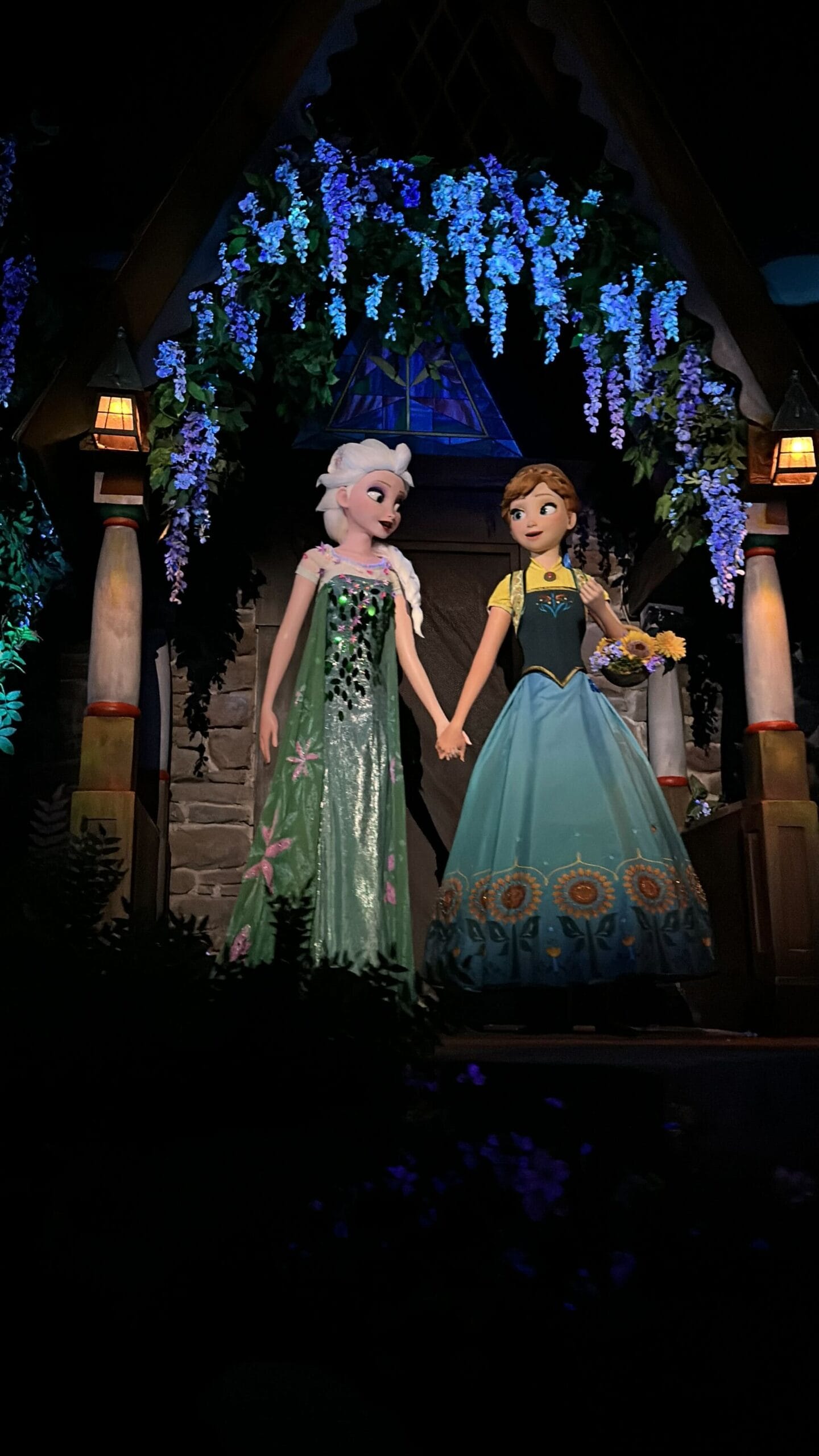 Updated animatronics in Frozen Ever After attraction in EPCOT
