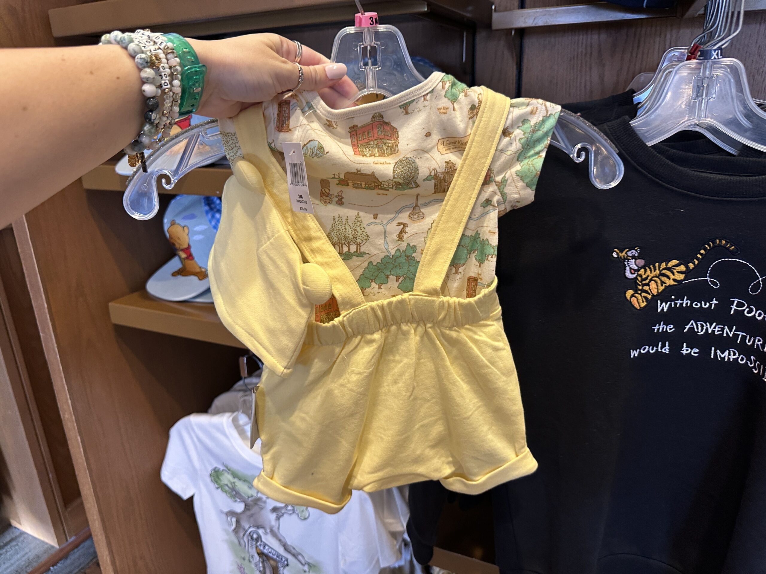 UK Pavilion Winnie the Pooh Baby Onesie.
