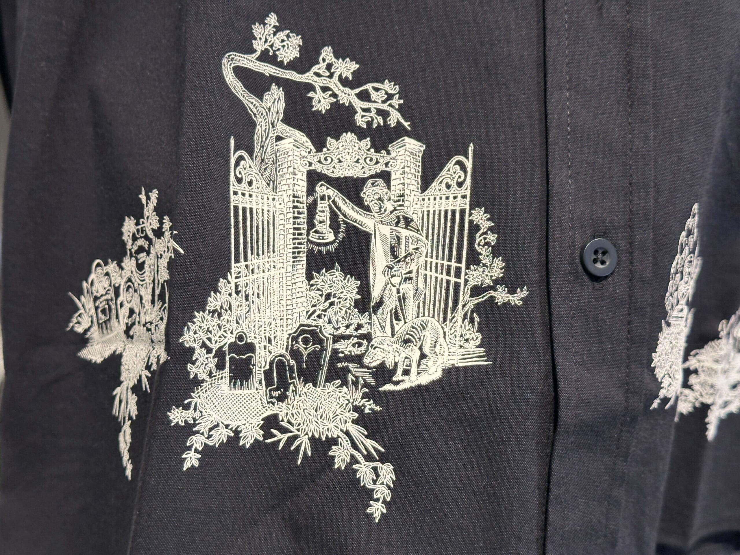 Black and White Haunted Mansion Apparel by Her Universe Collection at Walt Disney World