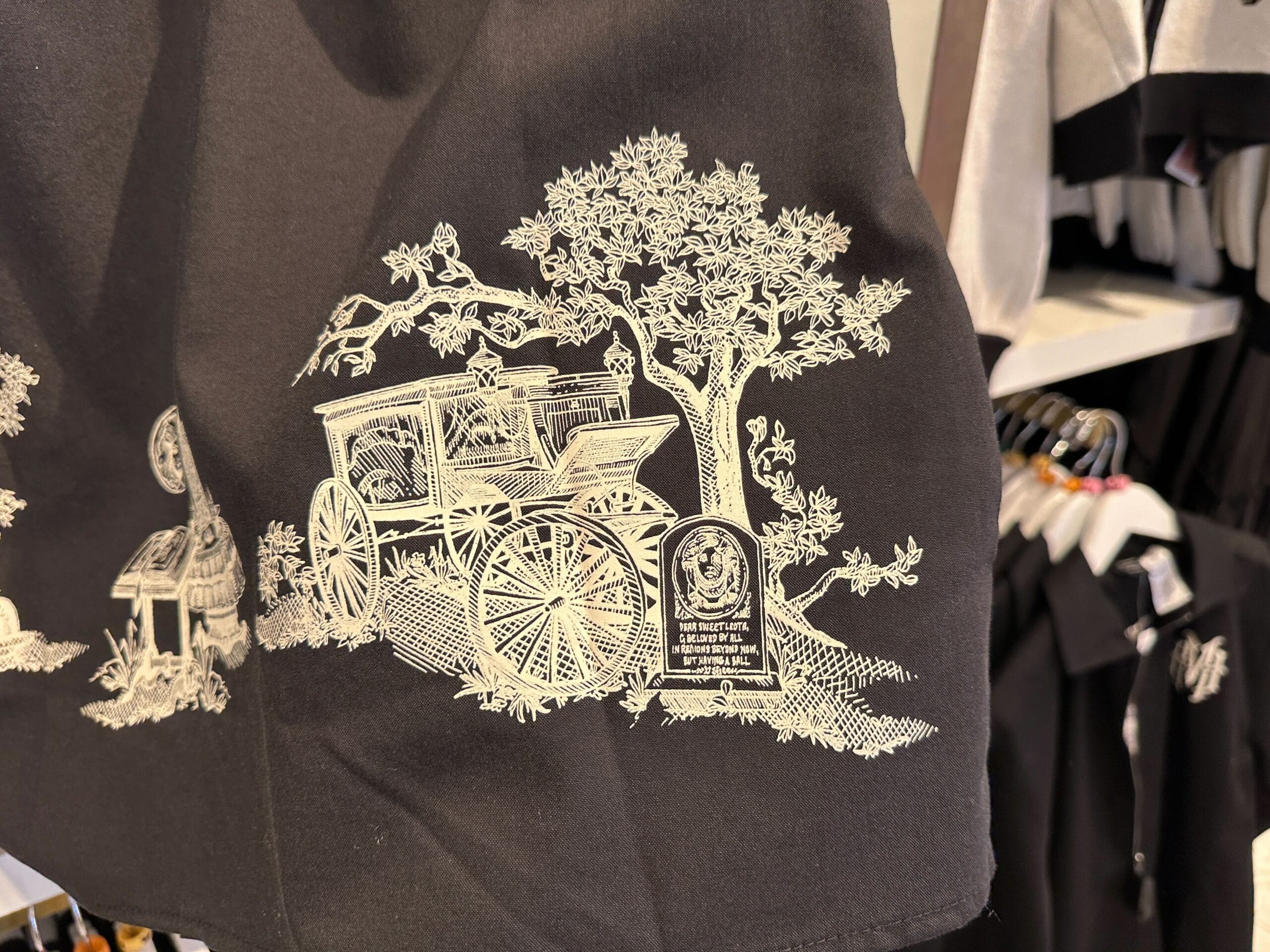 Black and White Haunted Mansion Apparel by Her Universe Collection at Walt Disney World
