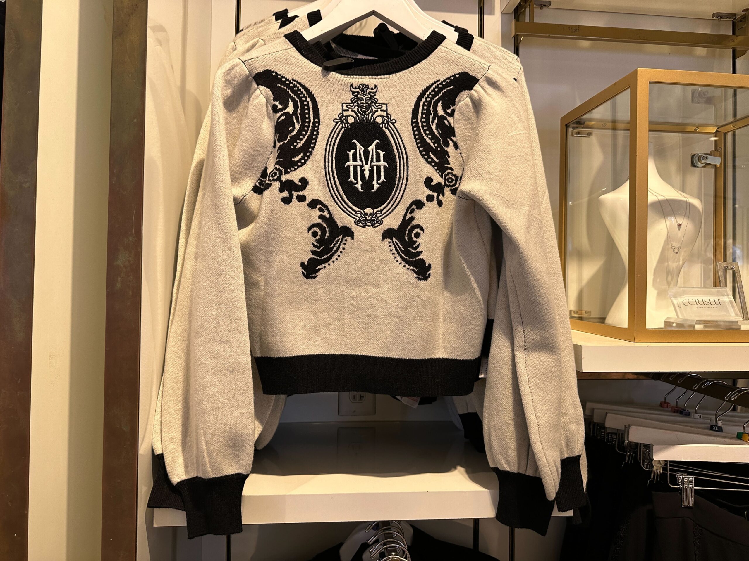 Black and White Haunted Mansion Apparel by Her Universe Collection at Walt Disney World