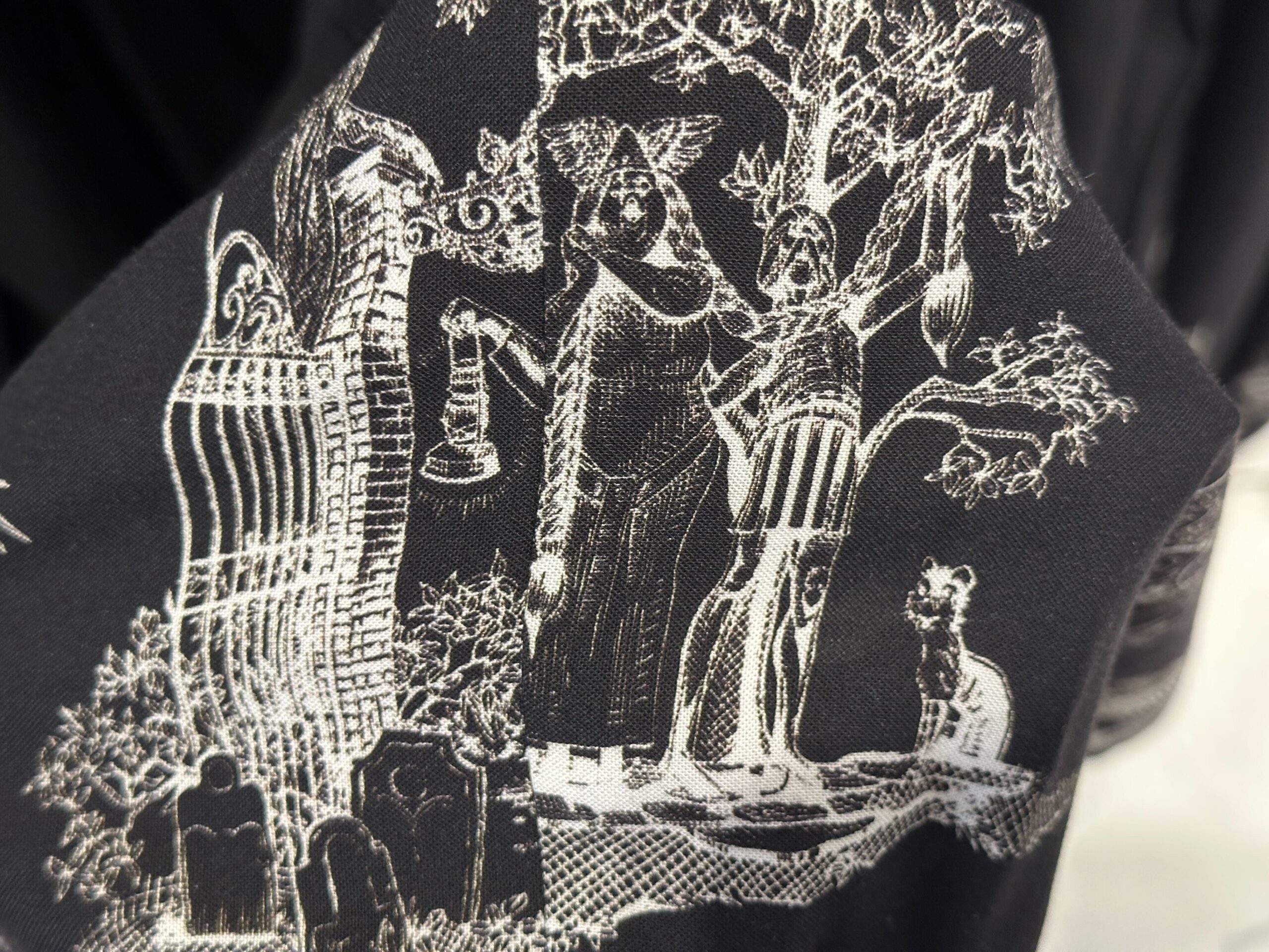 Black and White Haunted Mansion Apparel by Her Universe Collection at Walt Disney World