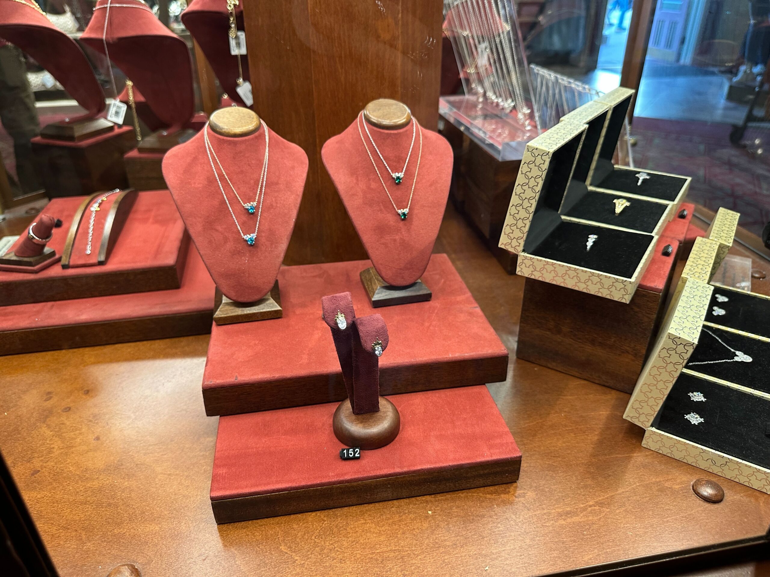 Crislu jewelry display in Disney World