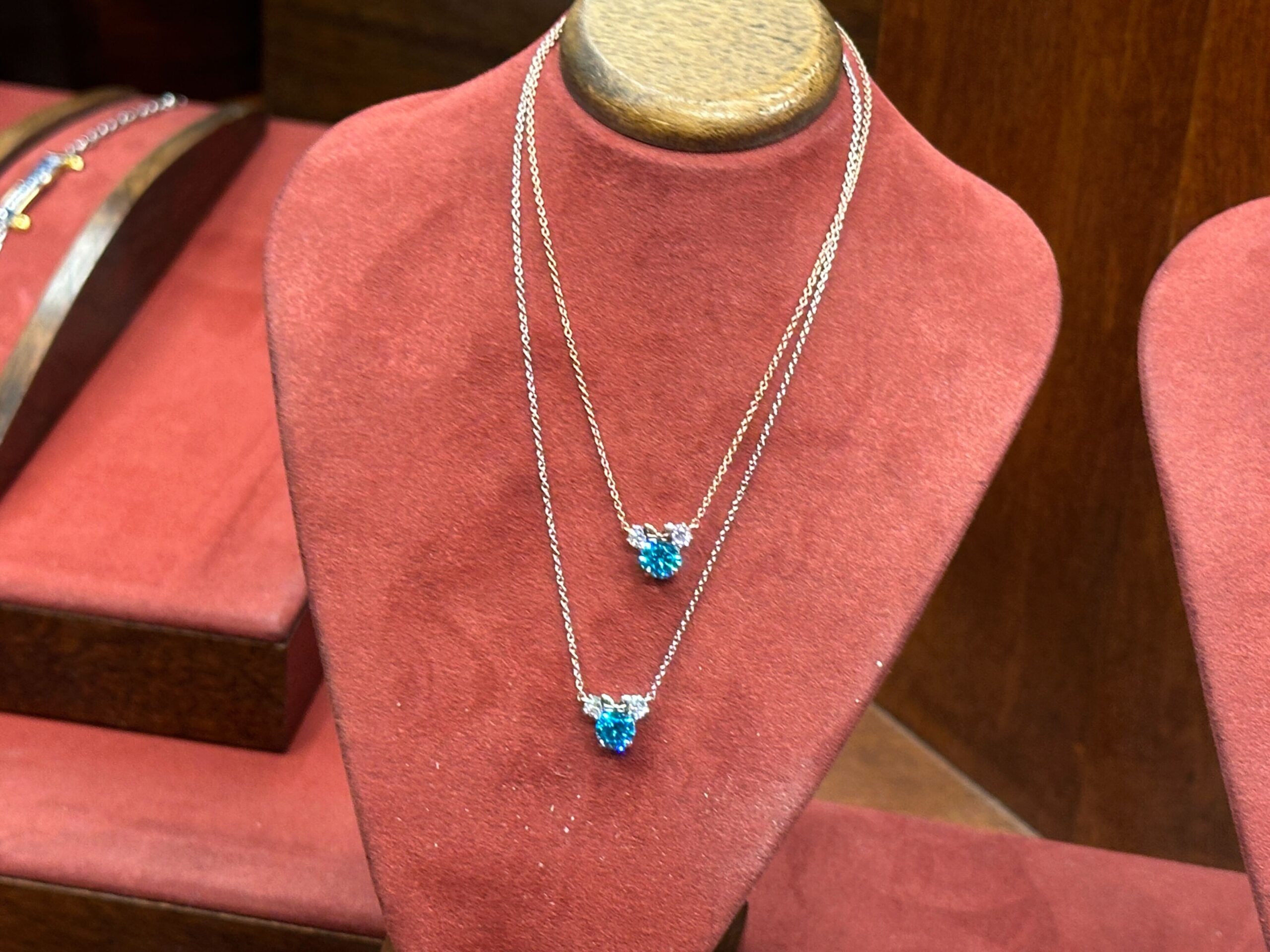 Crislu jewelry display in Disney World