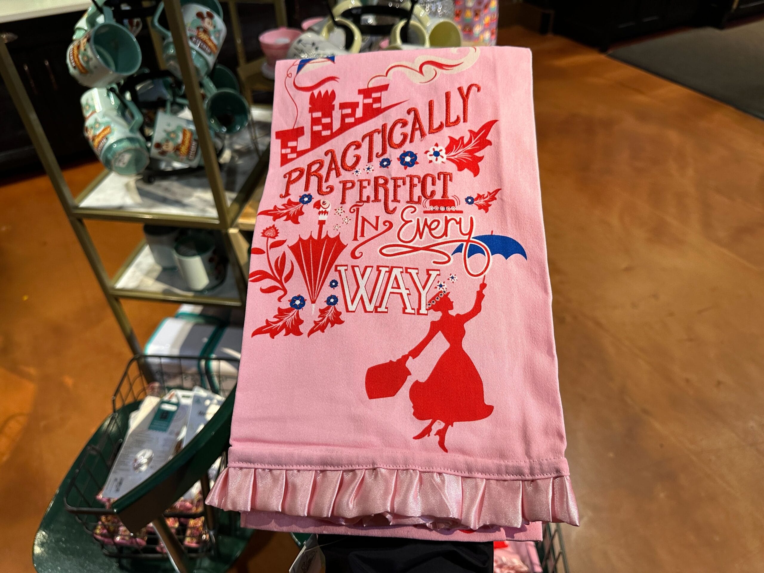 Keep Your Kitchen in Practically Perfect Condition With Mary Poppins Tea Towel at Disney World
