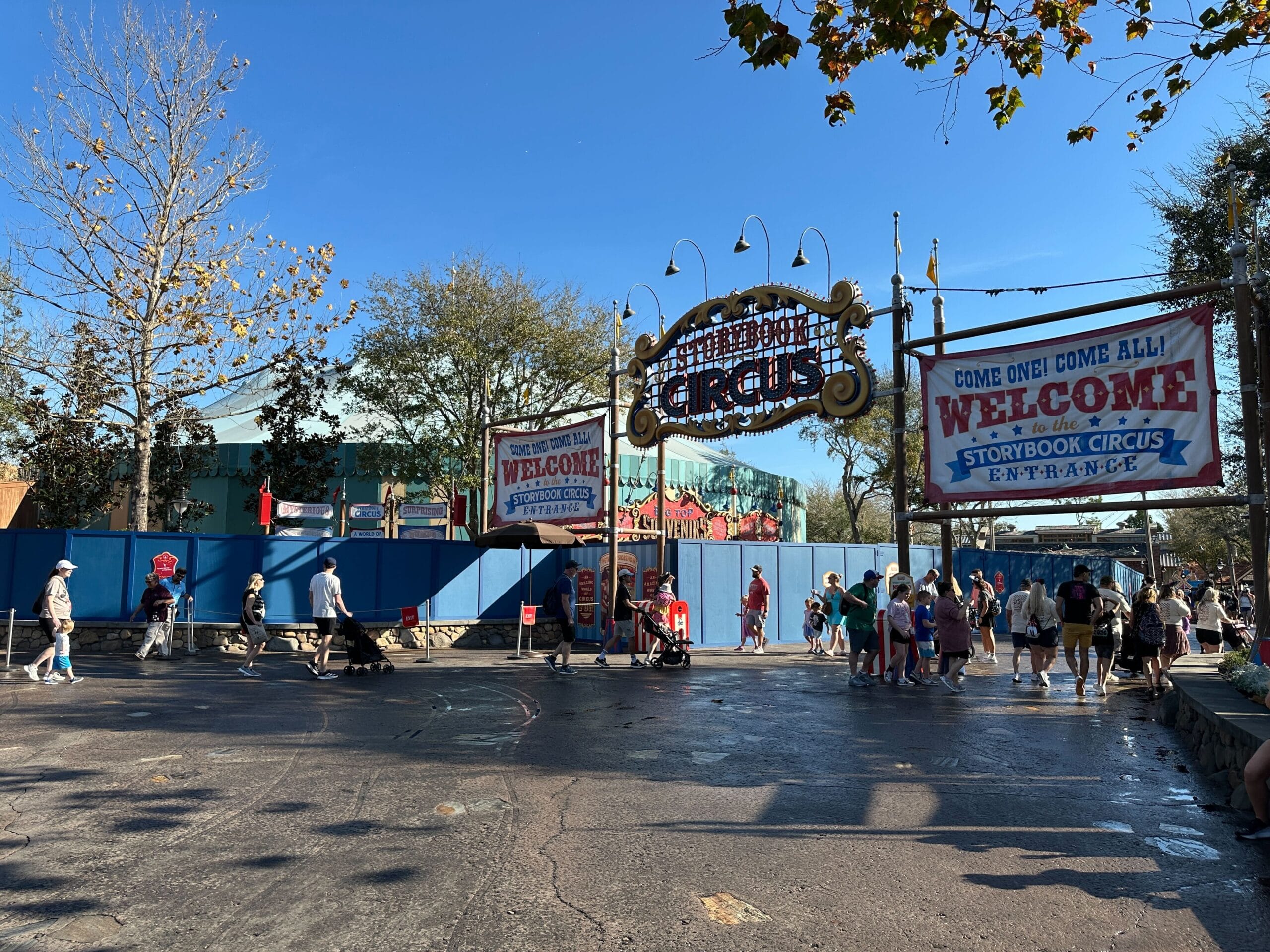 Big Top Souvenirs at Magic Kingdom Closed For Refurbishment