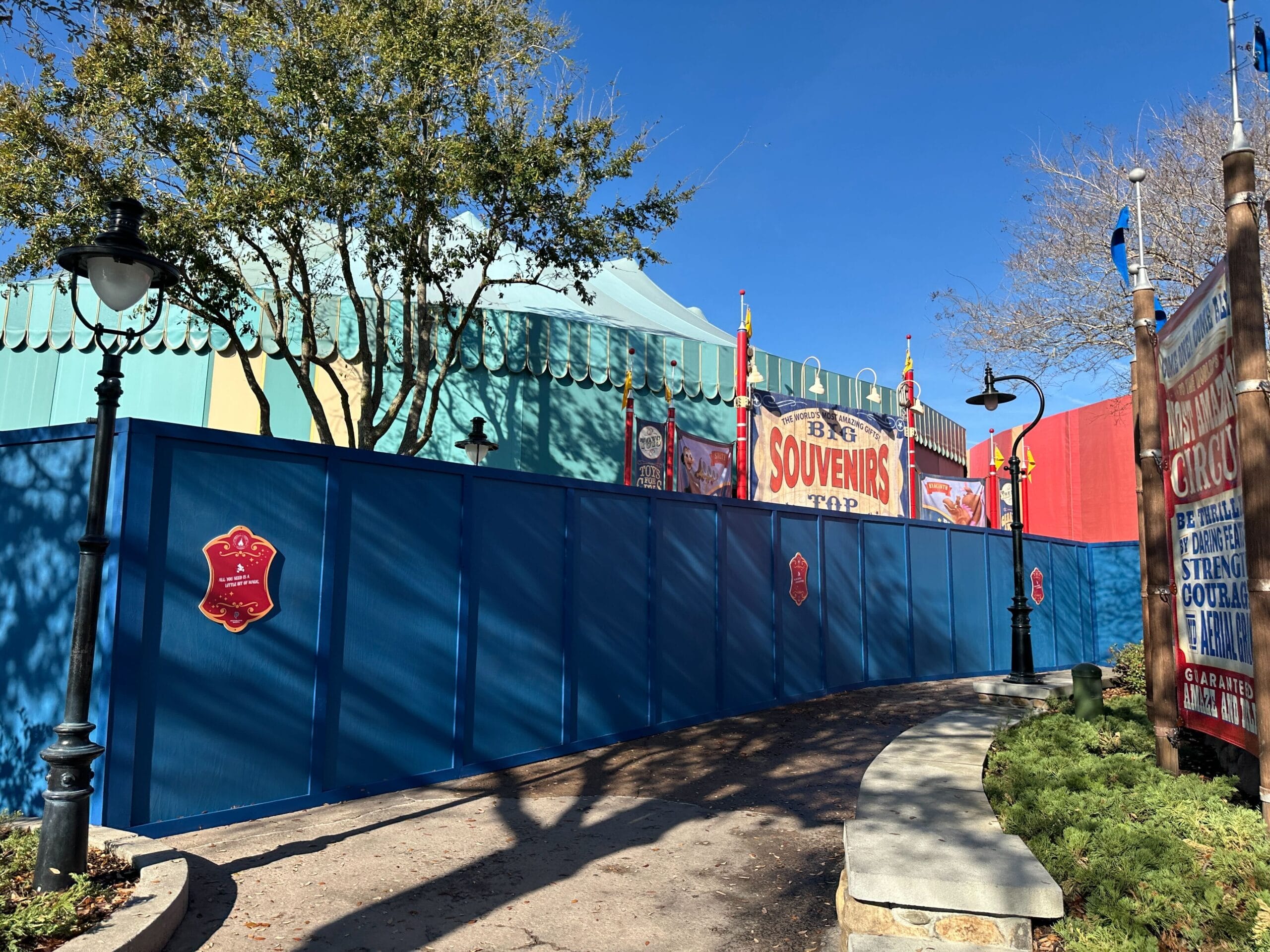 Big Top Souvenirs at Magic Kingdom Closed For Refurbishment