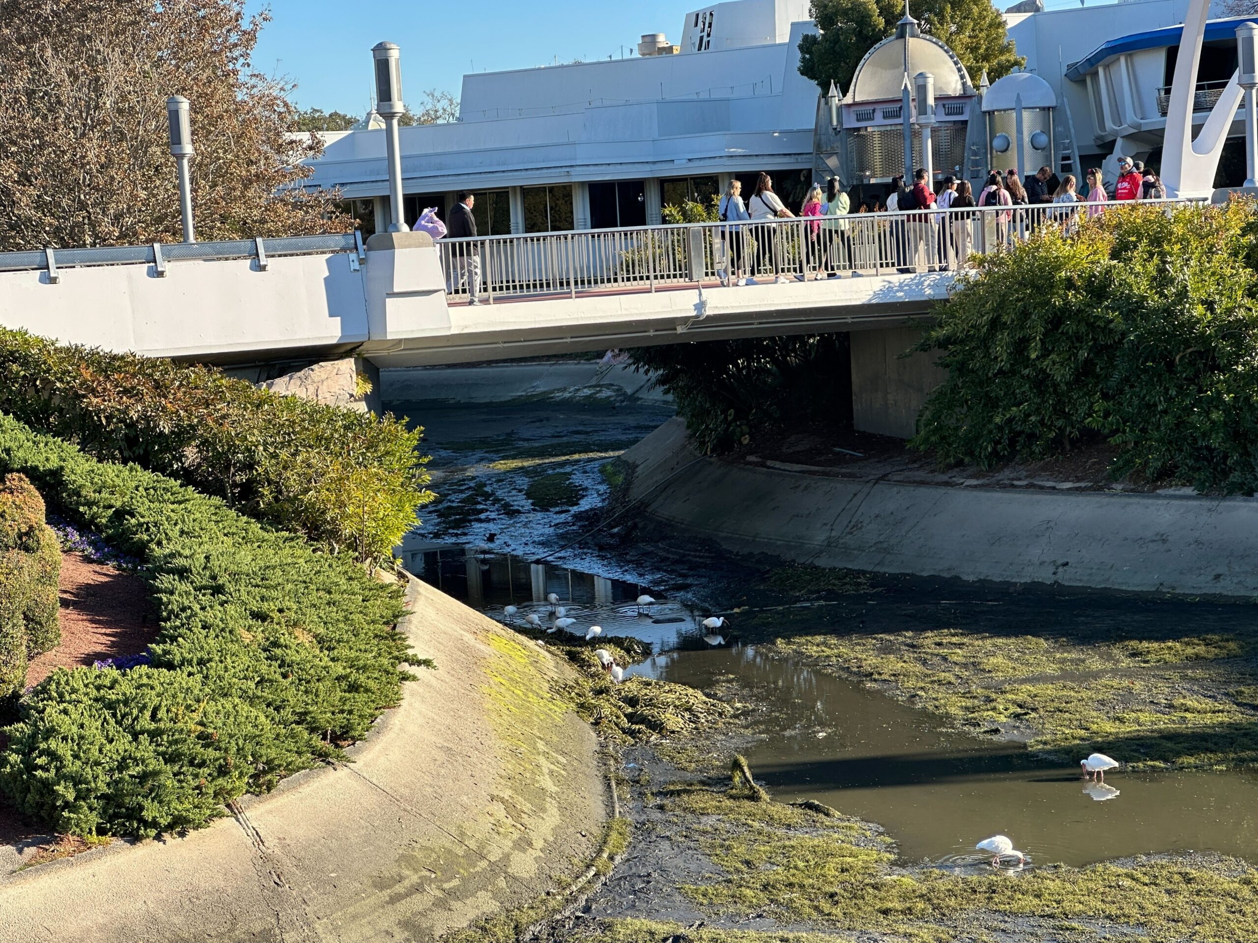 Cinderella Castle Moat Drained, Repainting Continues at Magic Kingdom