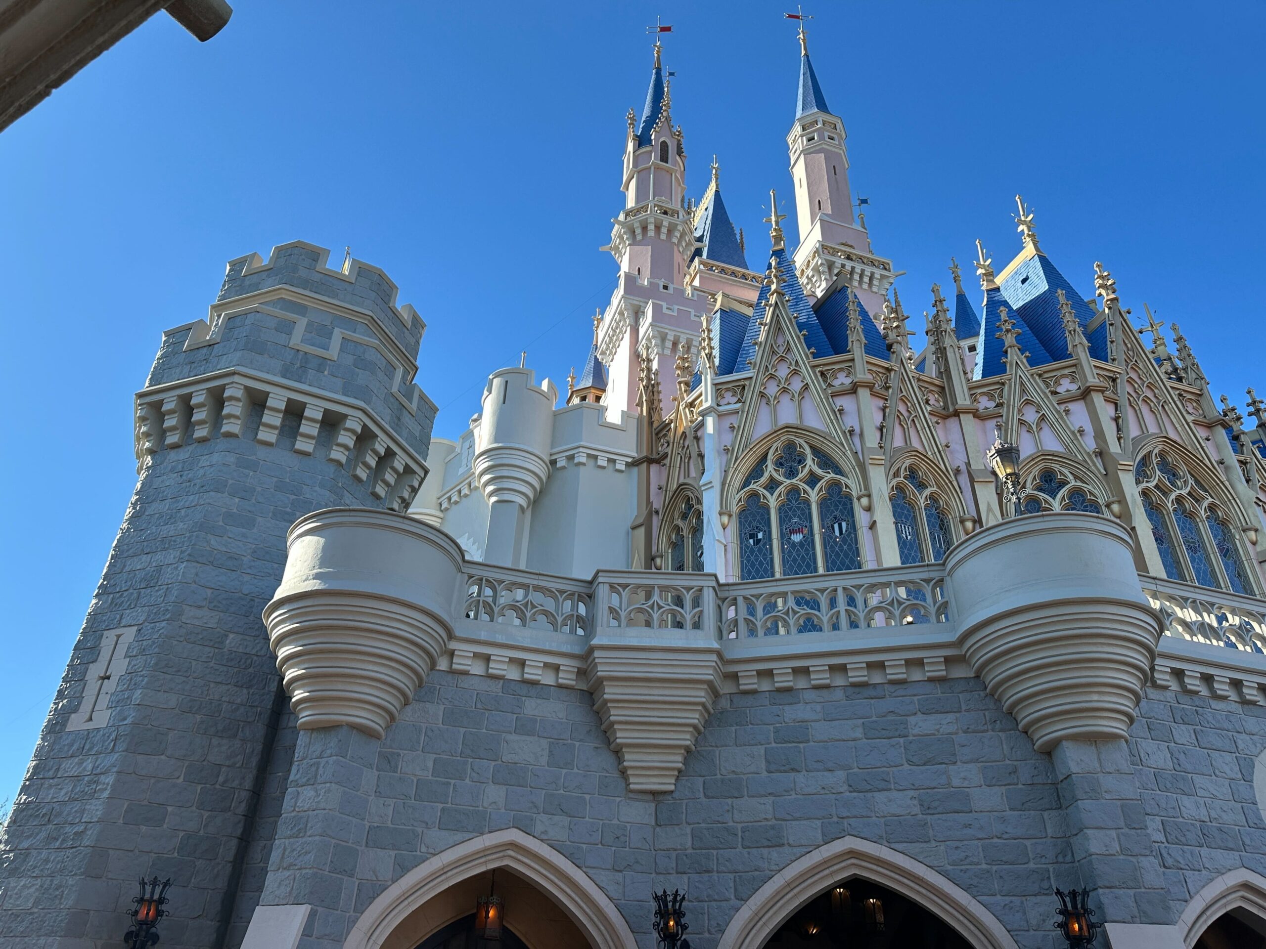 Cinderella Castle Moat Drained, Repainting Continues at Magic Kingdom